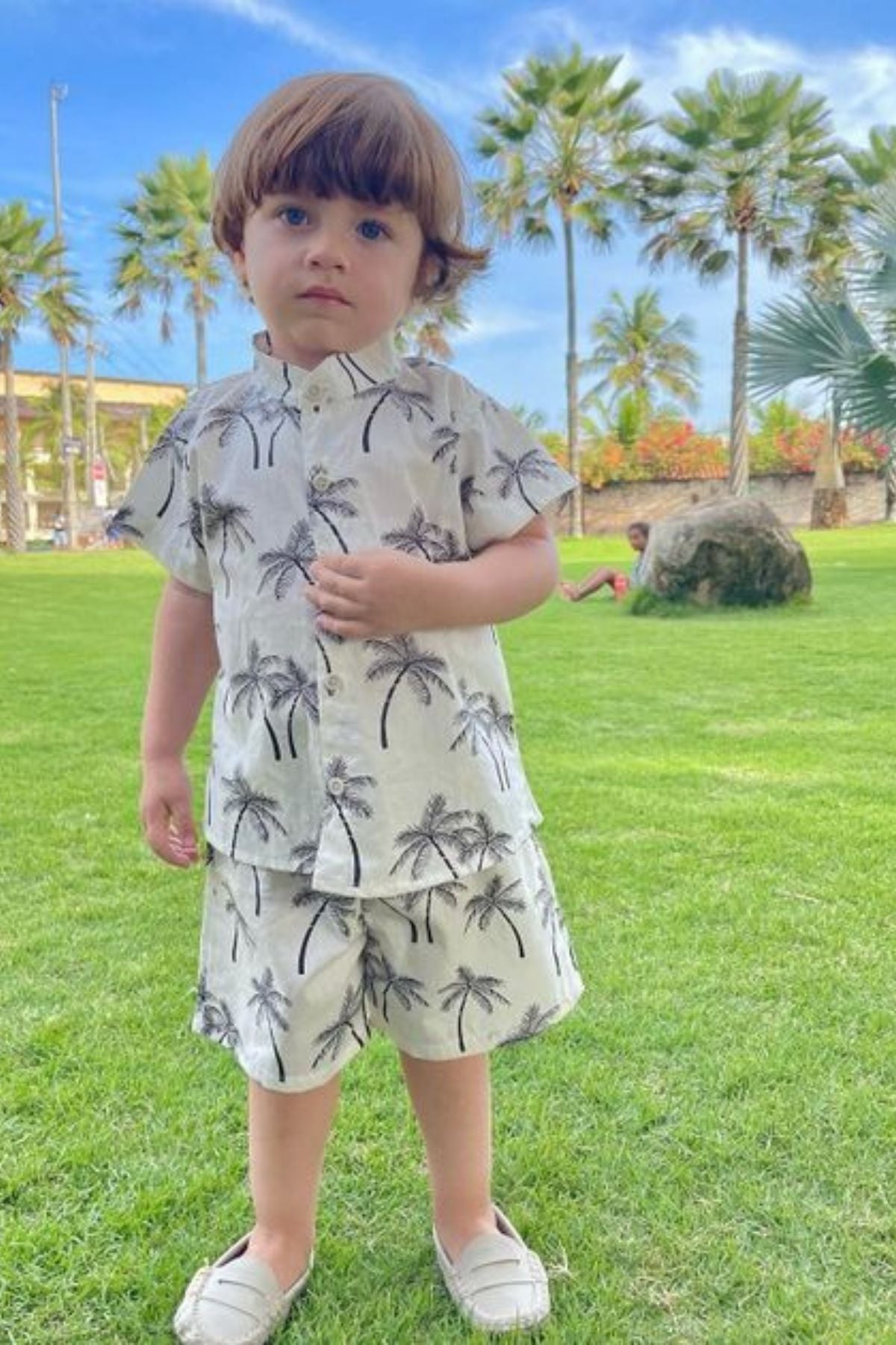 BOHO PALM BOYS CO-ORDS SET