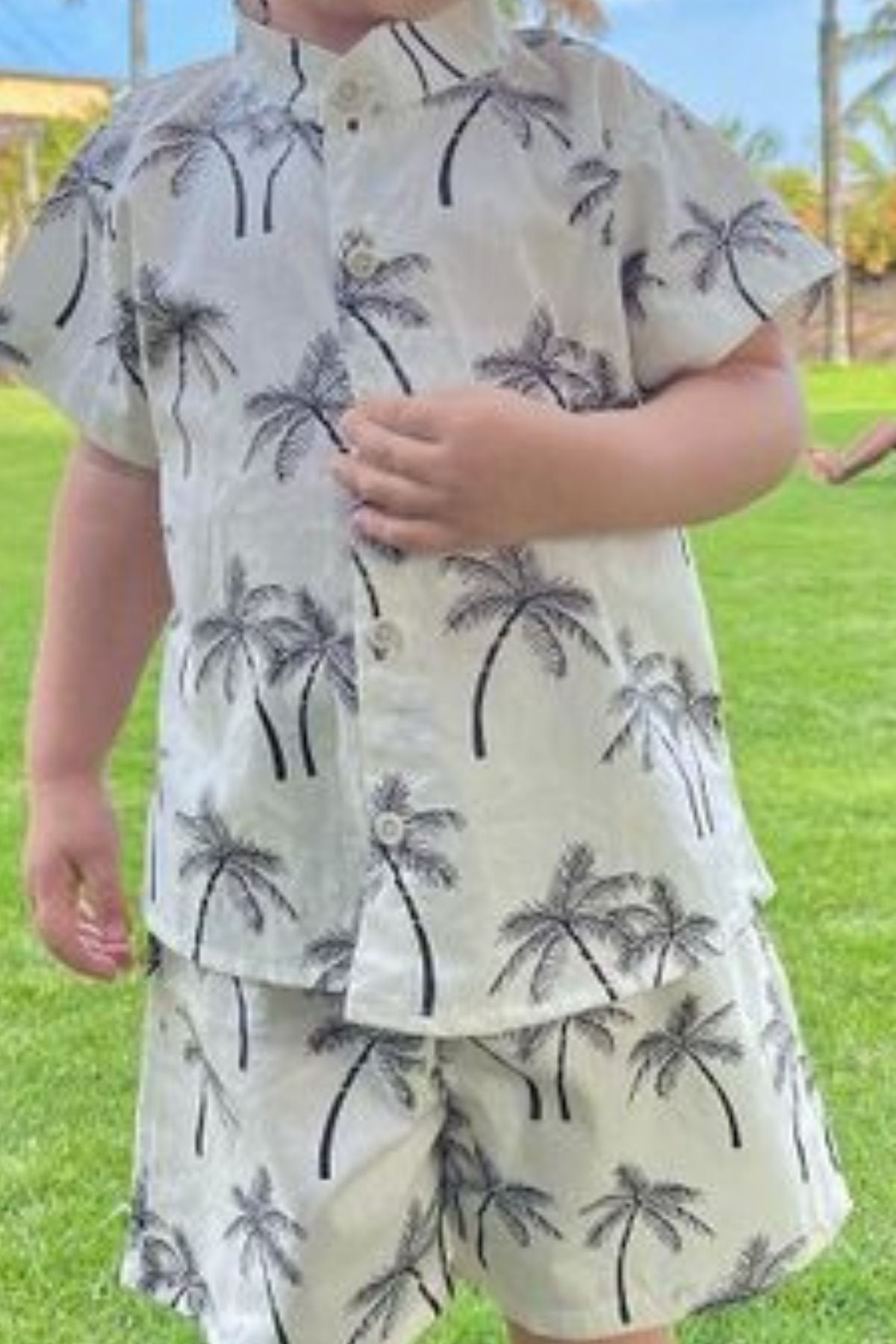 BOHO PALM BOYS CO-ORDS SET