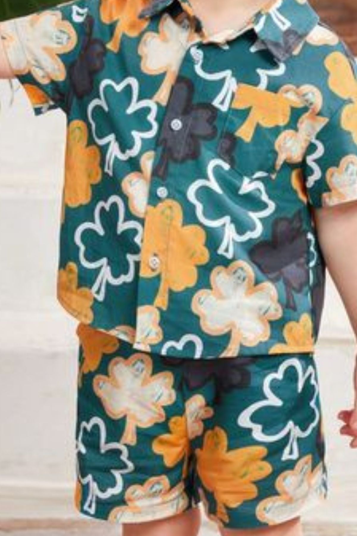 SUNLIT LEAVES BOYS COORD SET