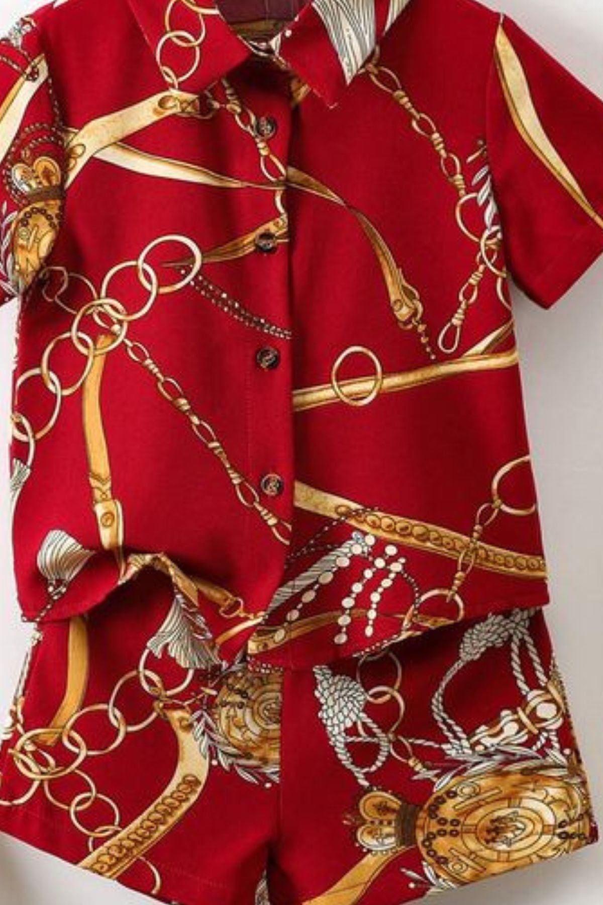 RED NEXUS BOYS COORDS SET