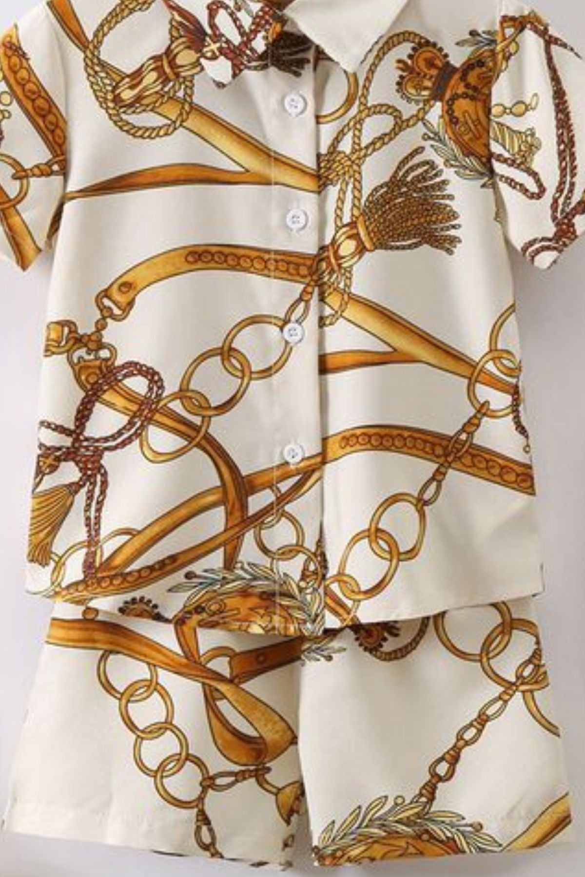 WHITE NEXUS BOYS COORD SET