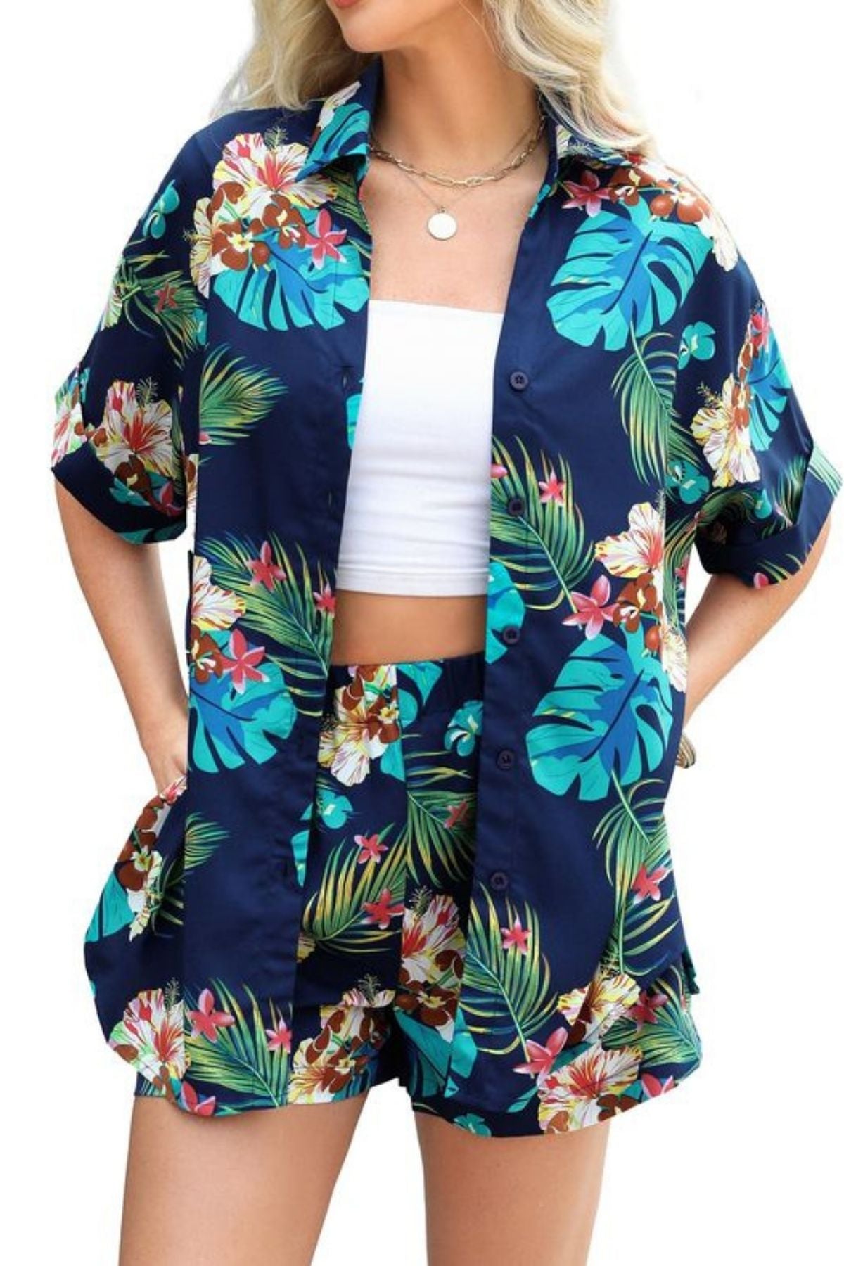 CLASSIC PALMS WOMEN COORDS SET