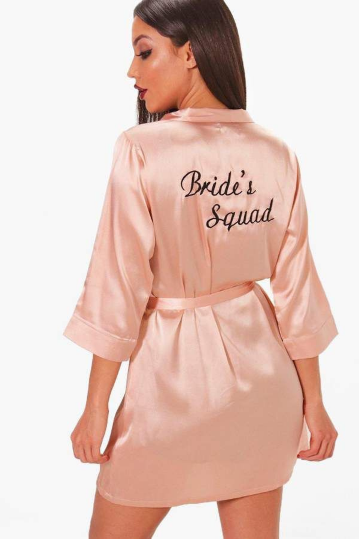 NECTARINE BRIDE'S SQUAD ROBES