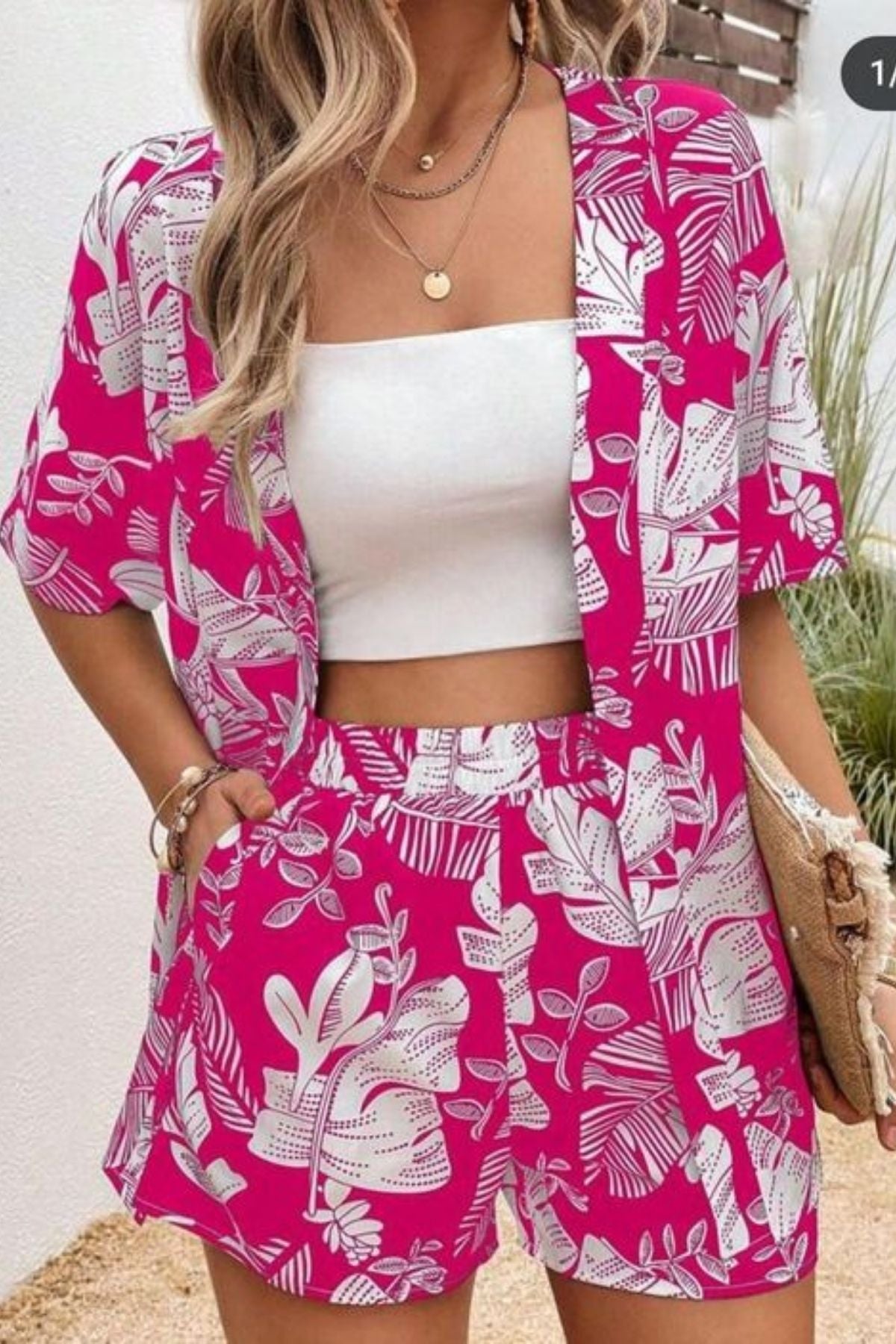 ROSEY GARDEN WOMEN COORDS SET