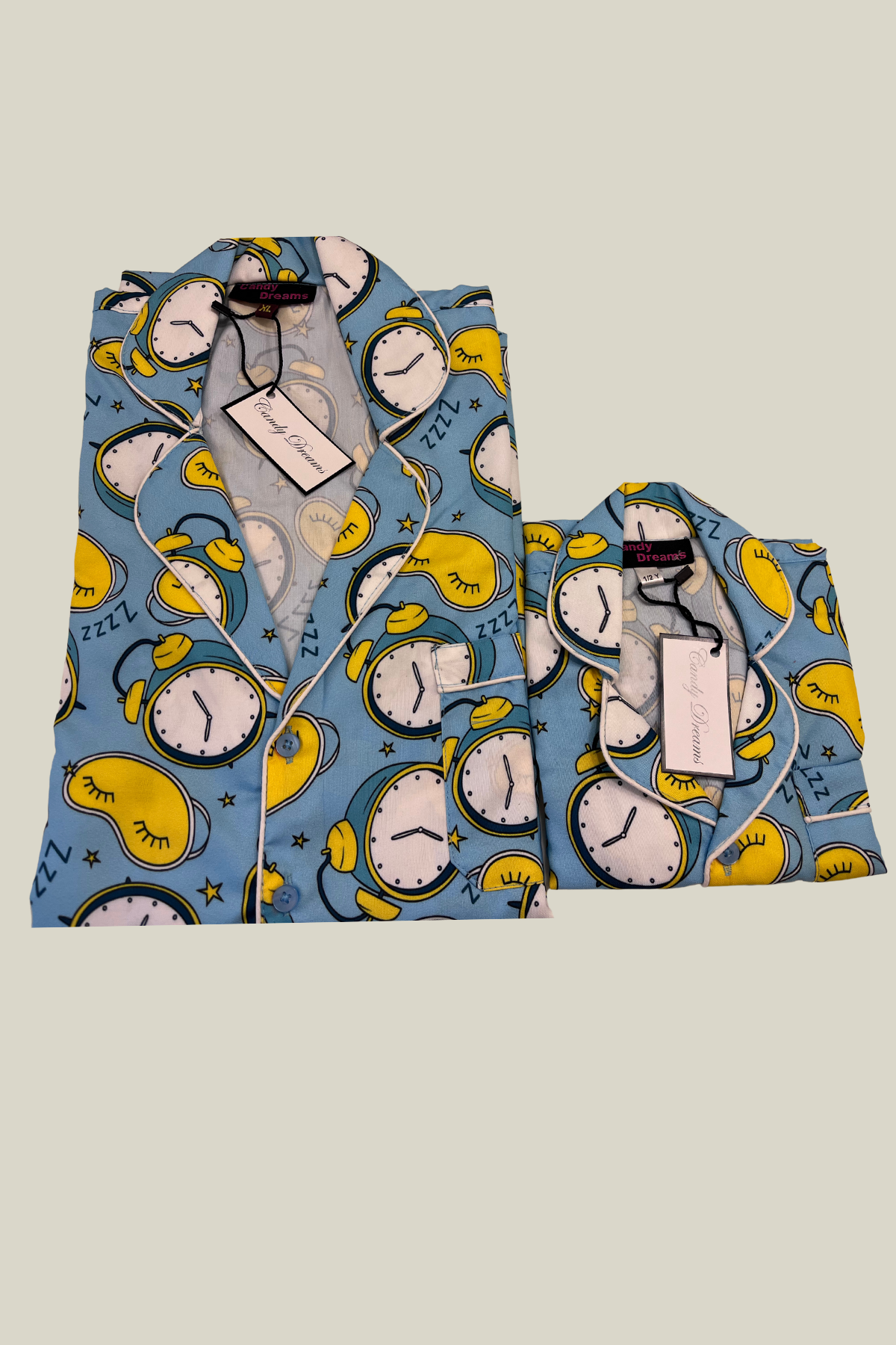 TICK TOCK FAMILY NIGHTSUITS SET