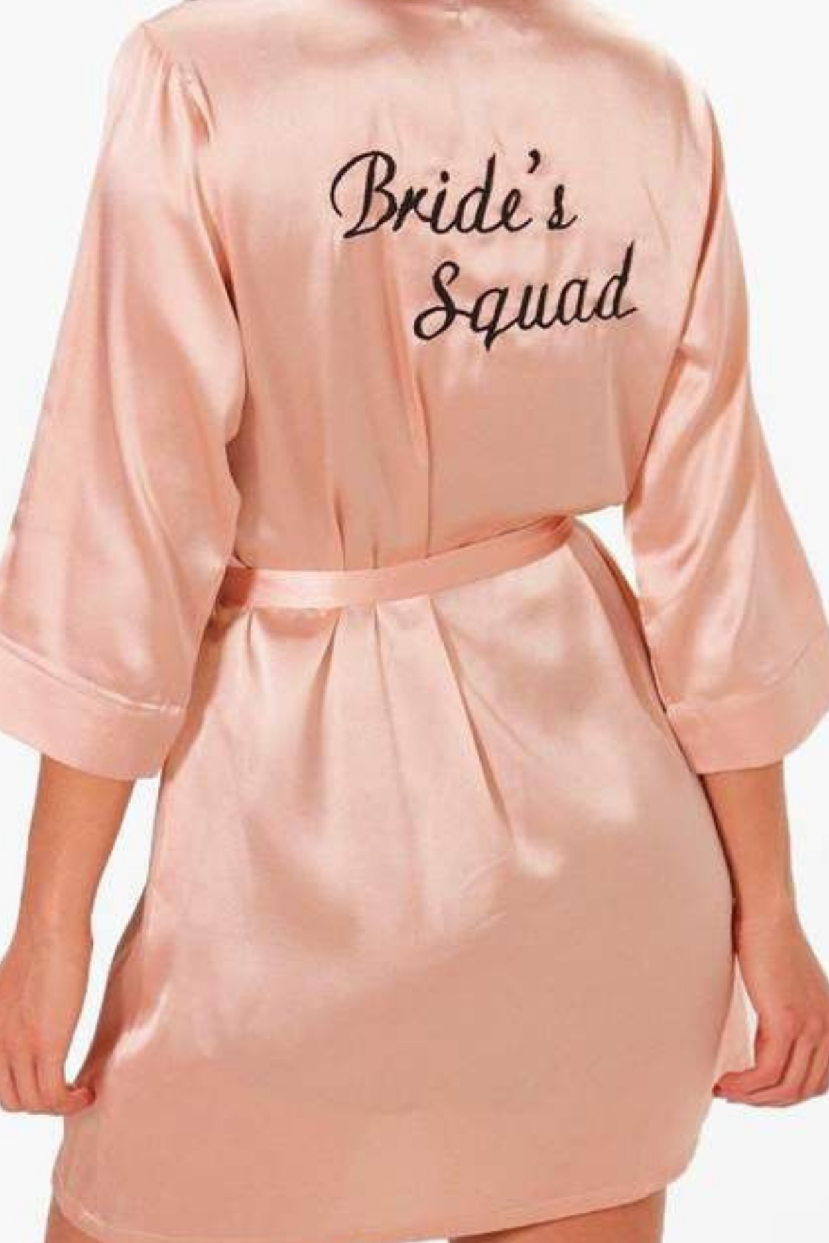 NECTARINE BRIDE'S SQUAD ROBES