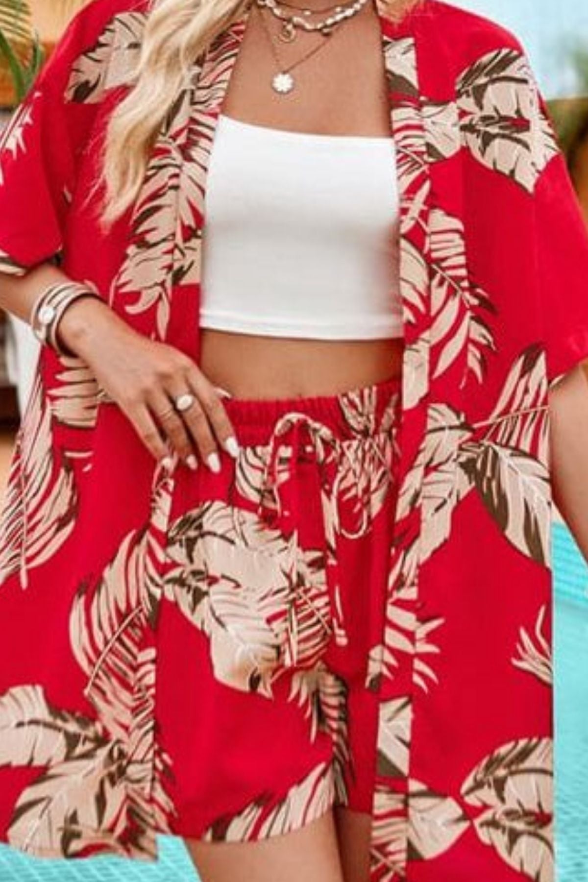 SCARLET GLOW WOMEN CO-ORDS SET