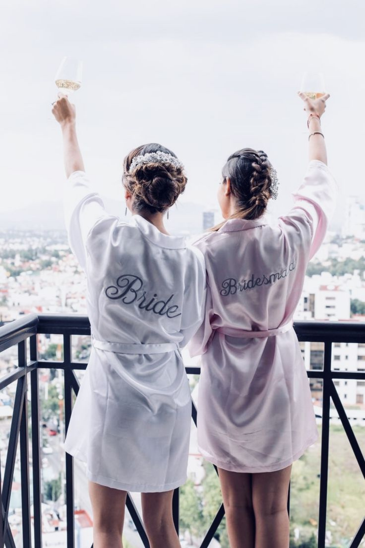 ROSY OUTLOOK BRIDE & BRIDESMAID ROBES