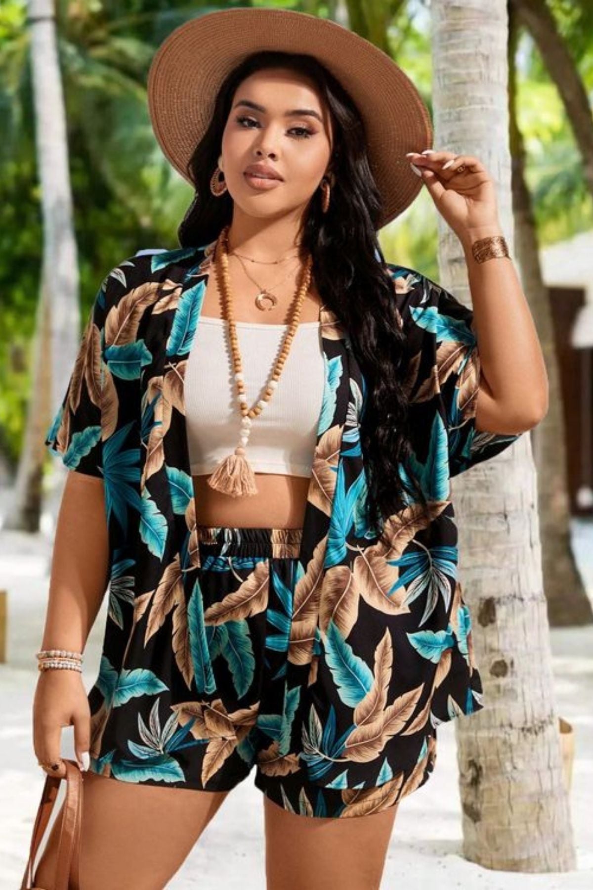 LEAFY DREAMS WOMEN COORDS SET