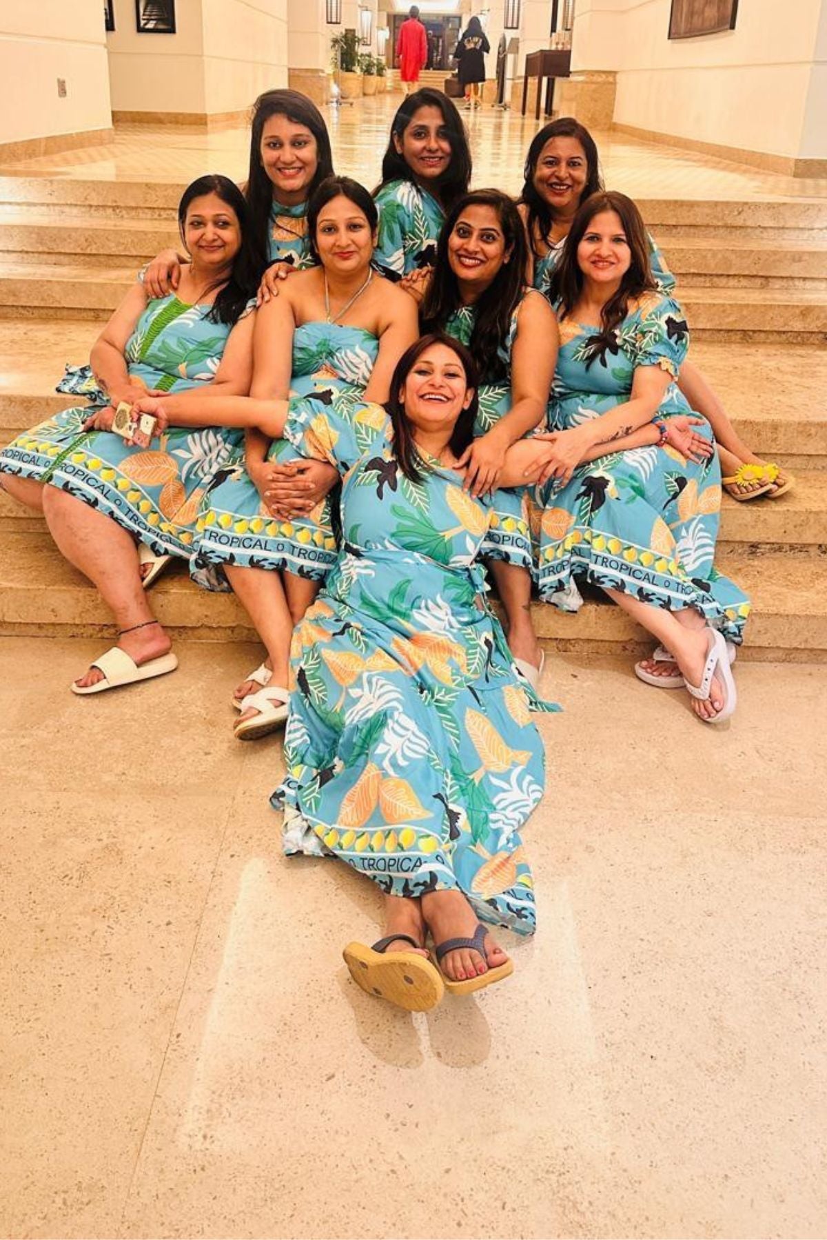 SUMMER CANOPY HALTER WOMEN DRESS