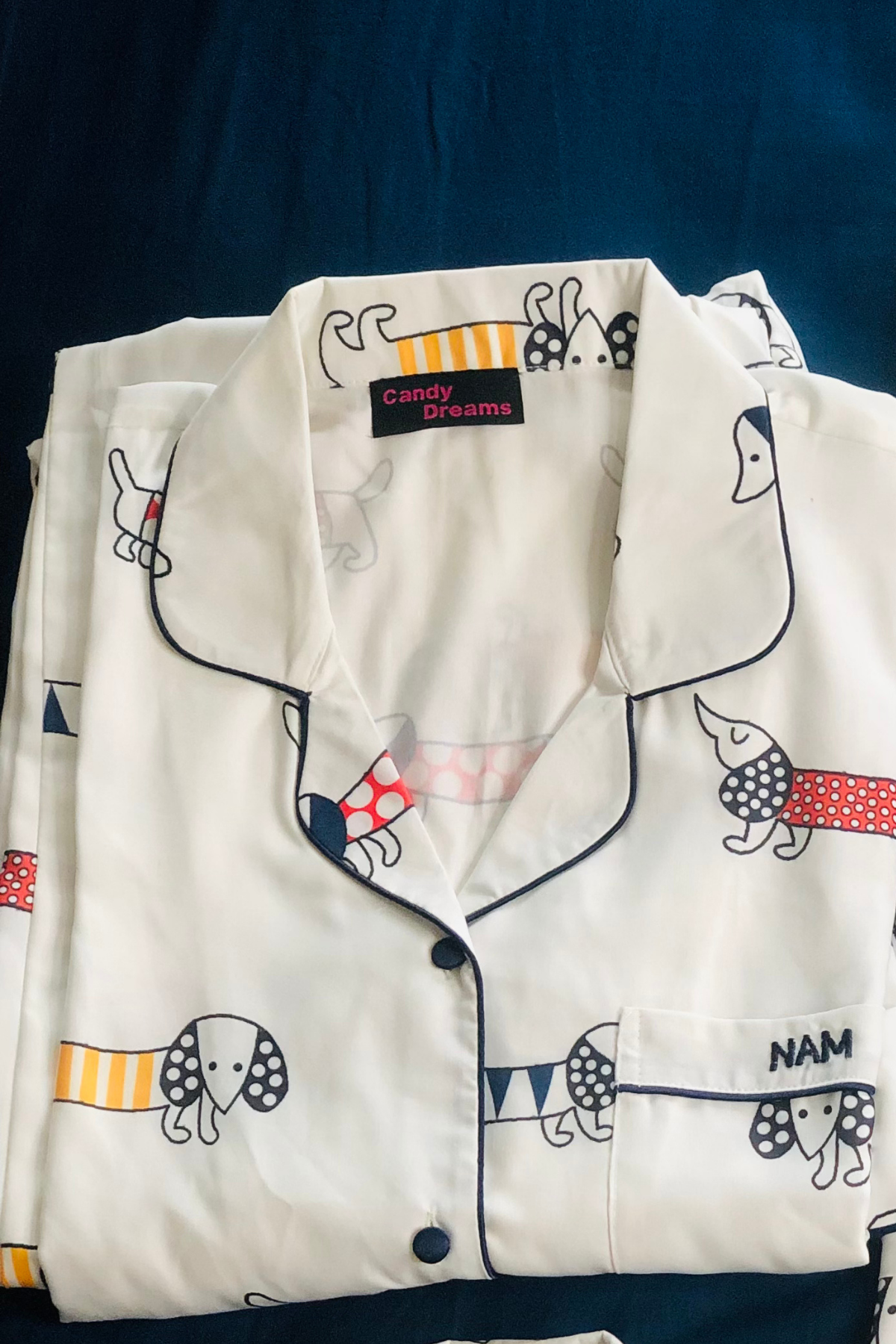 DOGGY SLUMBER GIRL NIGHTSUITS SET