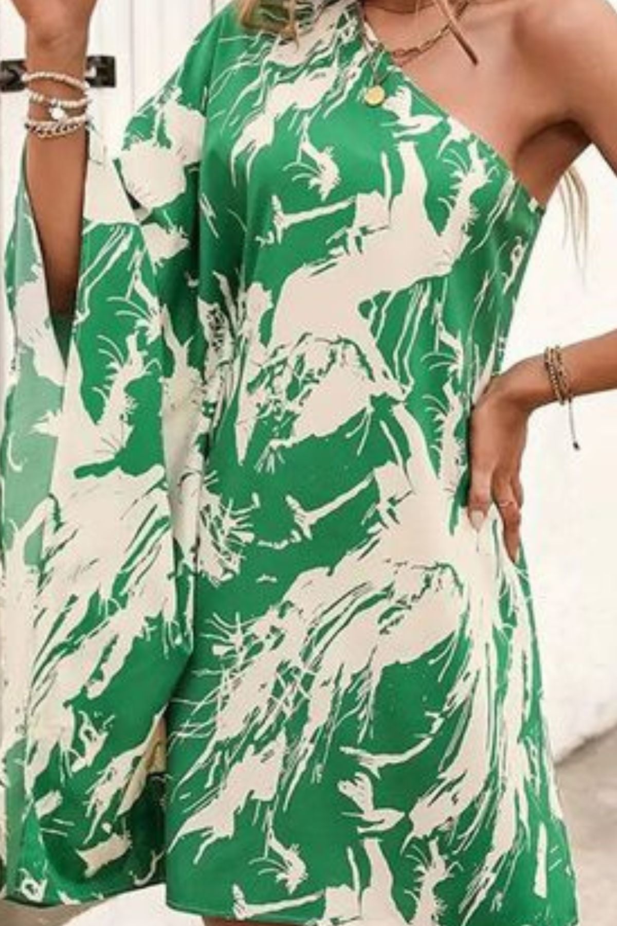 GEOMETRIC FLORALS WOMEN KAFTAN