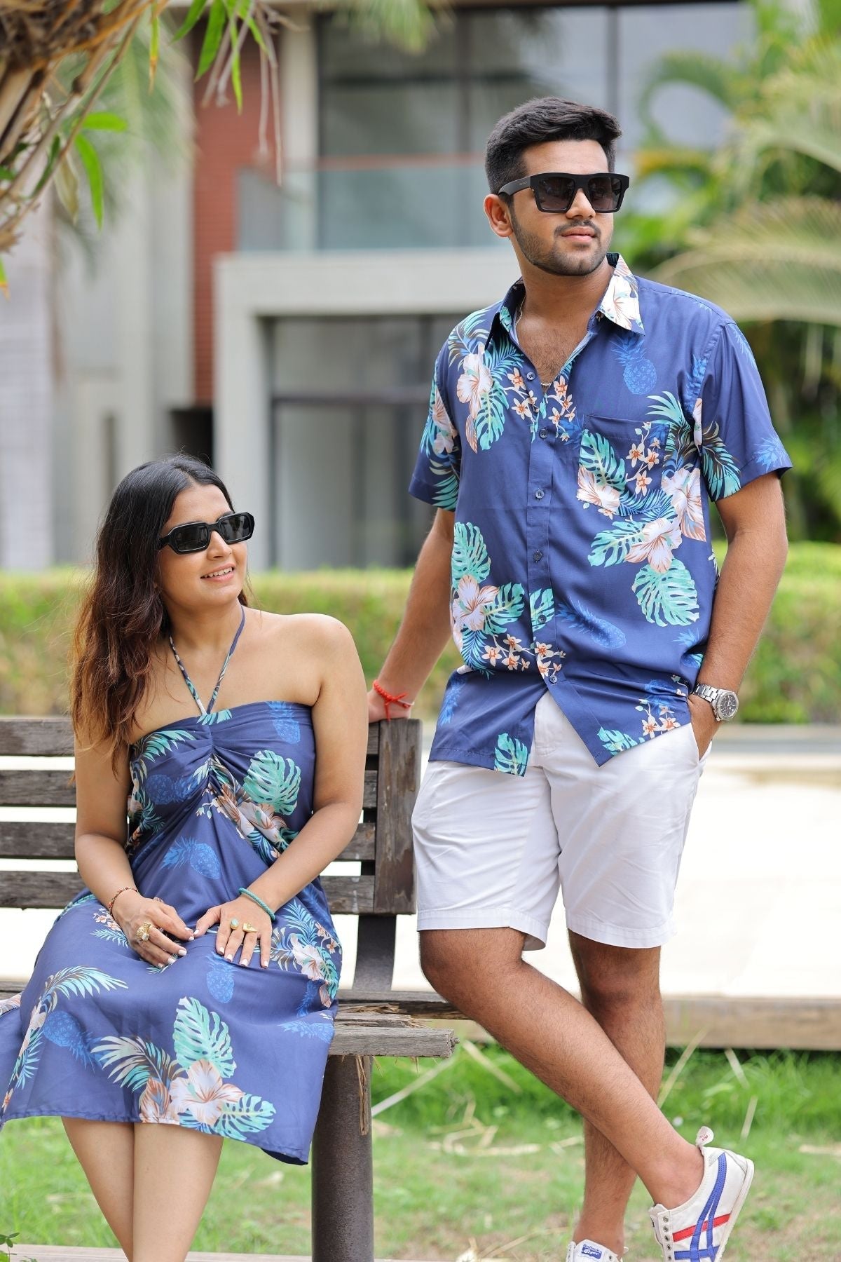HAWAIIN HIBISCUS COUPLE SET