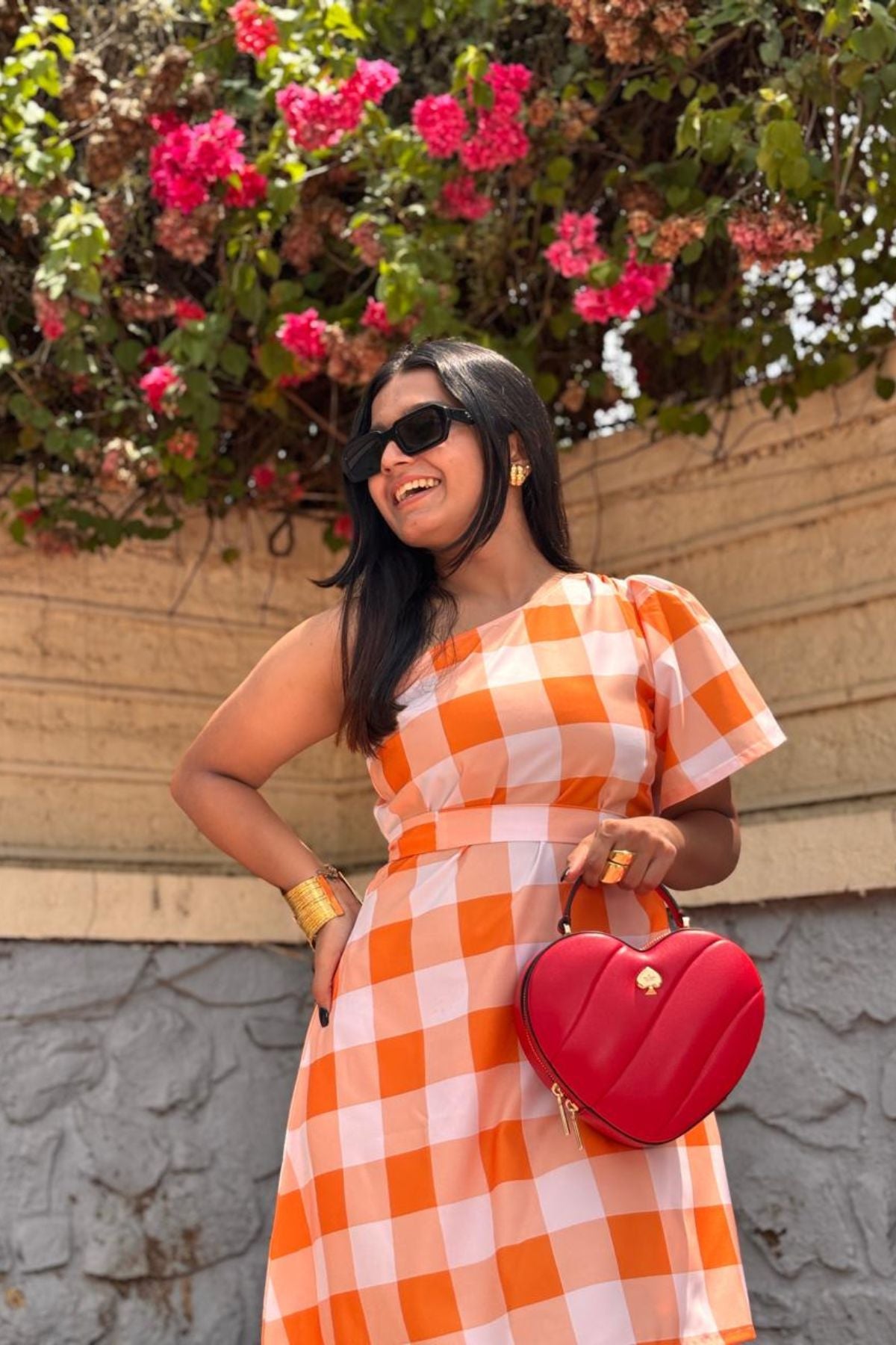 SUNSET BOXED WOMEN DRESS