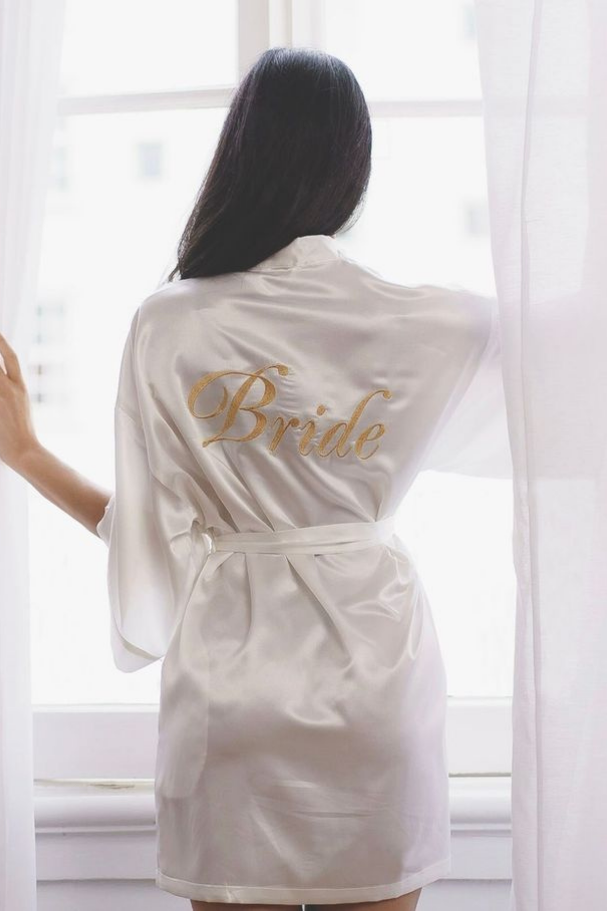 SNOWY BRIDAL ROBE
