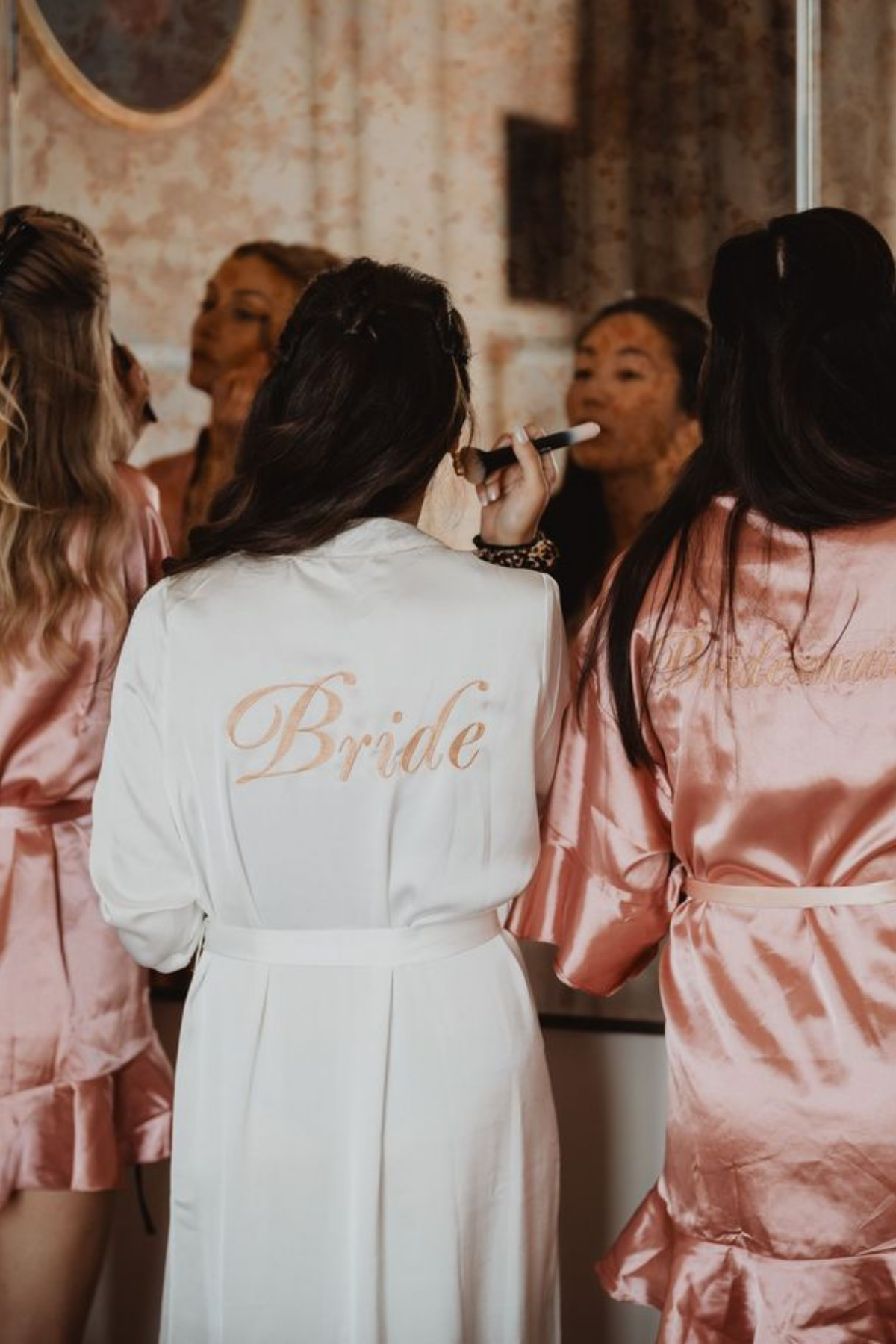 BUBBLEGUM BRIDE & BRIDESMAID ROBES
