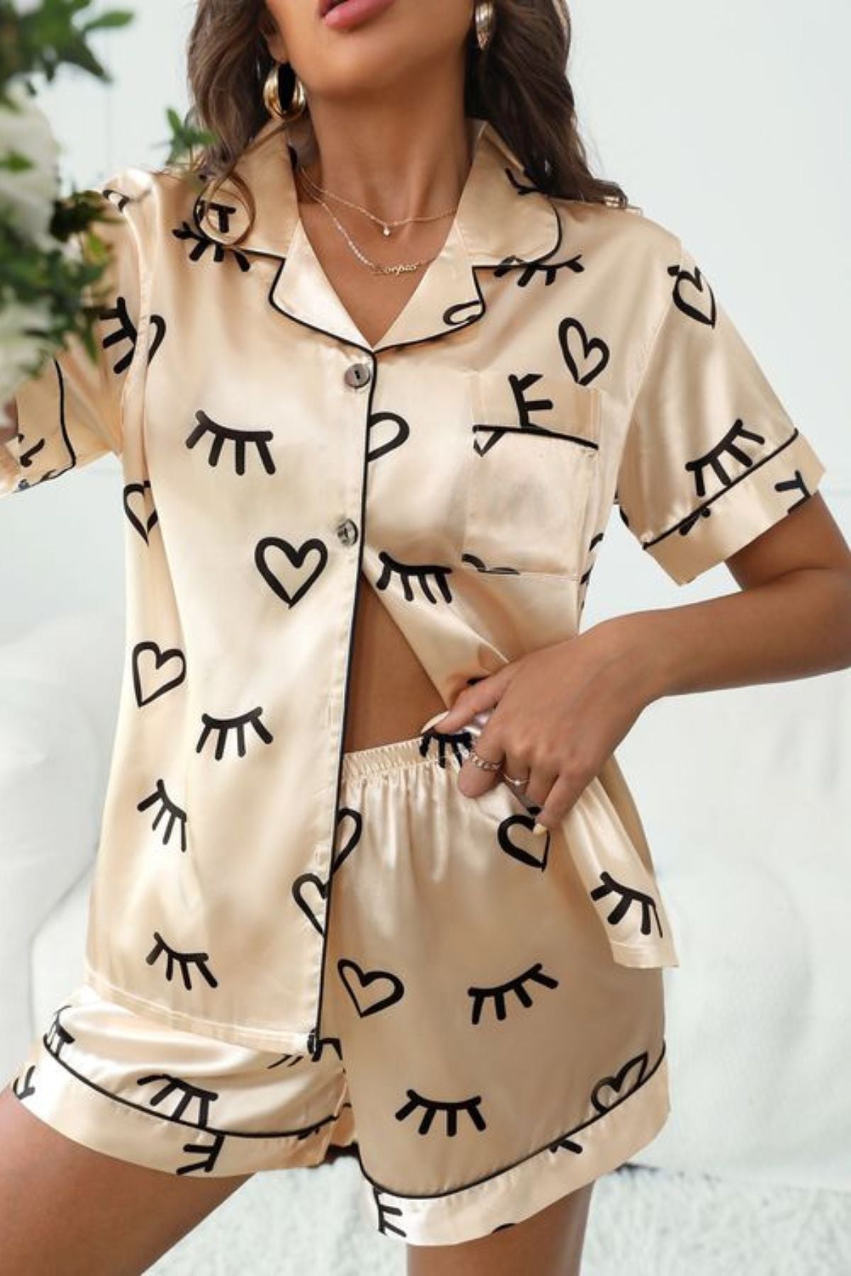 BEIGE BEAUTY WOMEN NIGHTSUIT