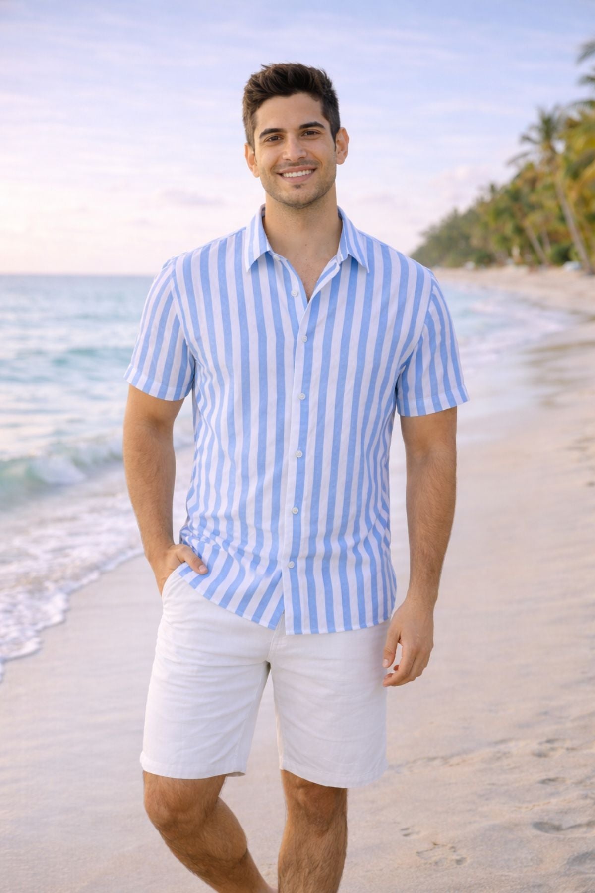Stripe Bliss Duo Men Shirt