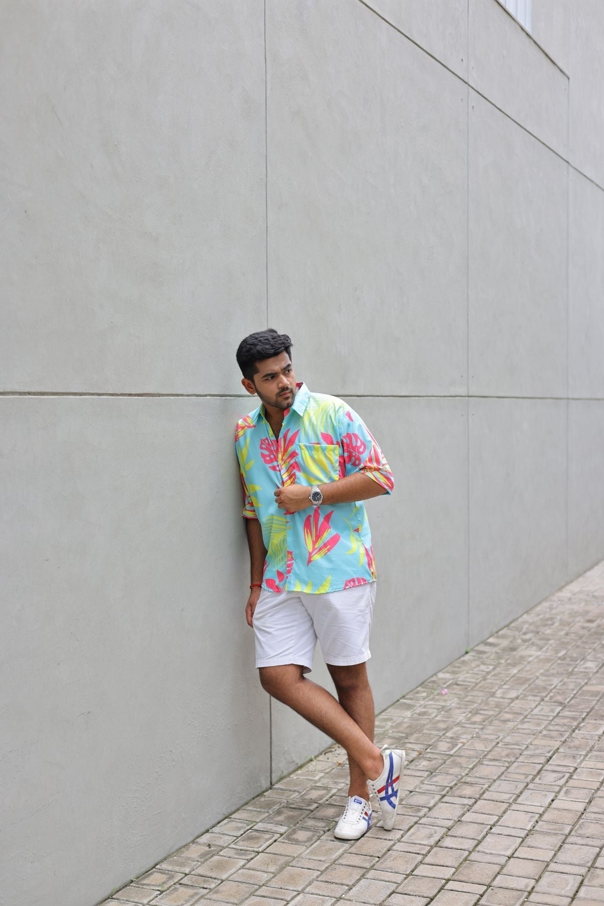 NEON PALM TRESS COUPLE SET