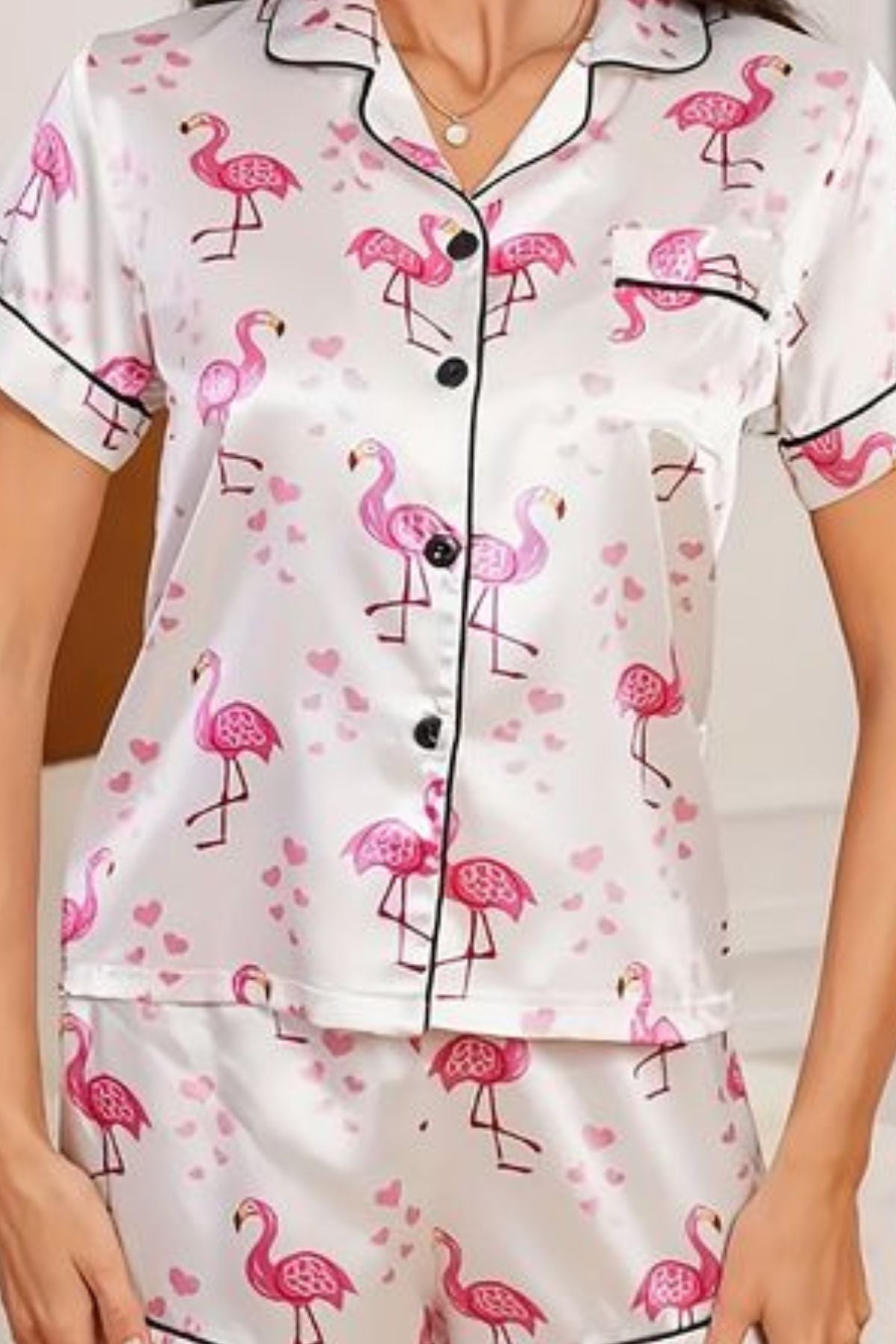 ROSY FLAMINGO WOMEN NIGHTSUIT