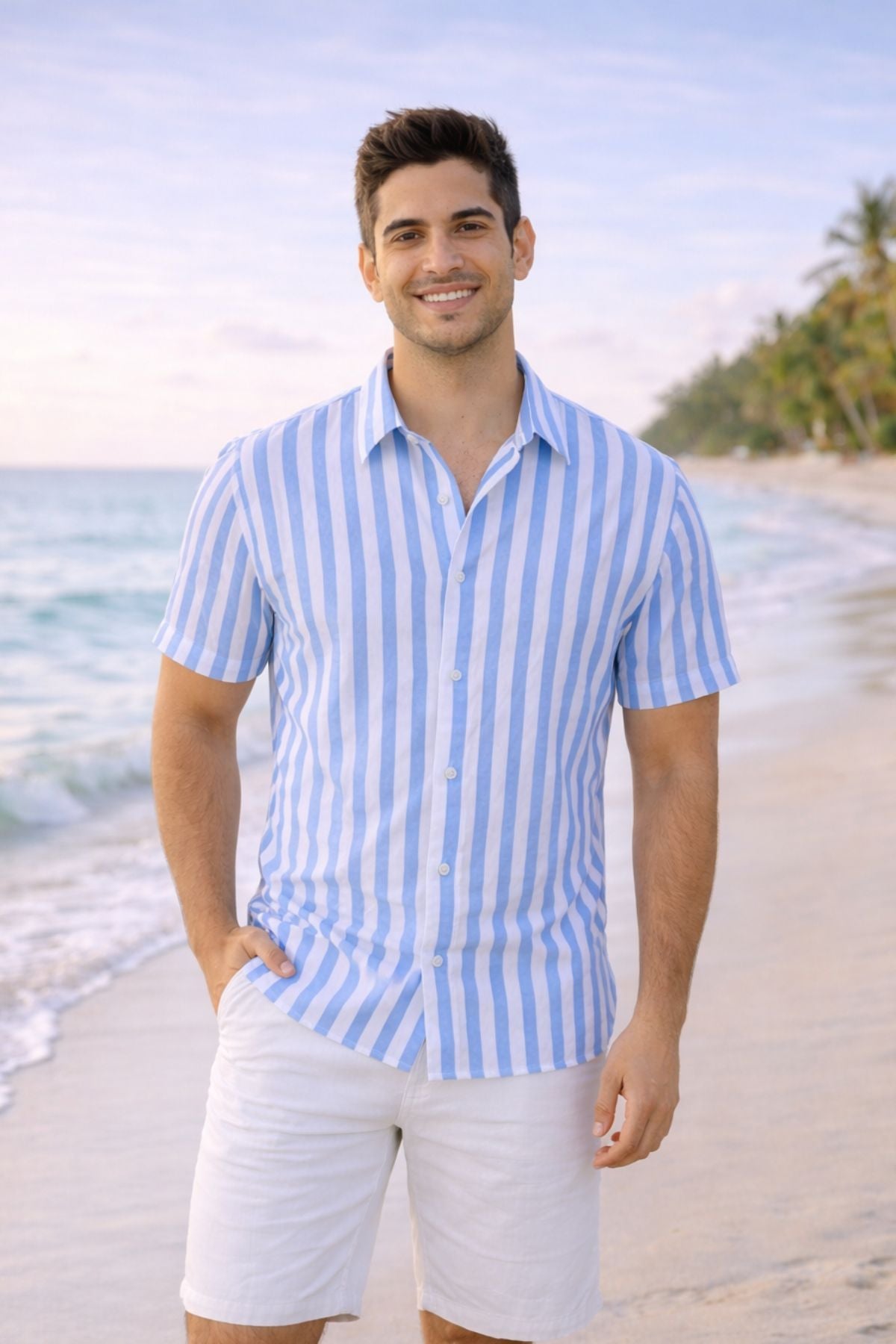 Stripe Bliss Duo Men Shirt
