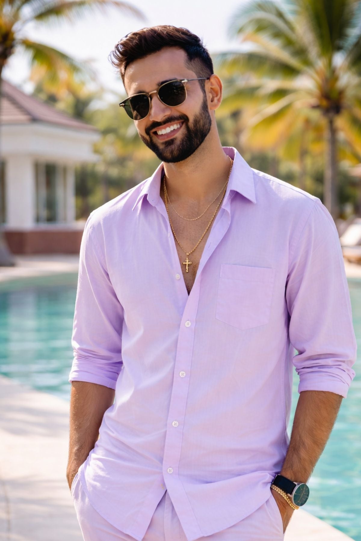 Pastel Romance Men Shirt