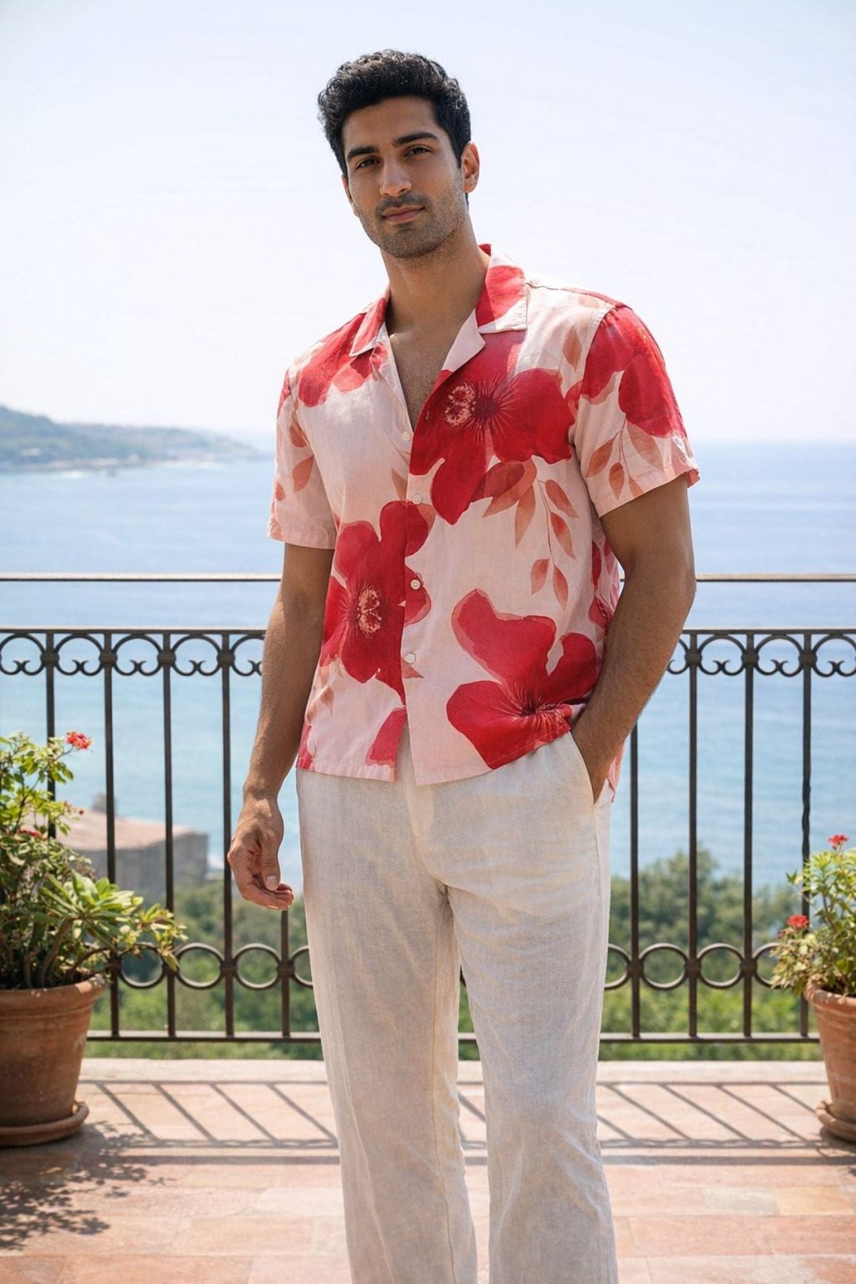 Amour Petals Men Shirt
