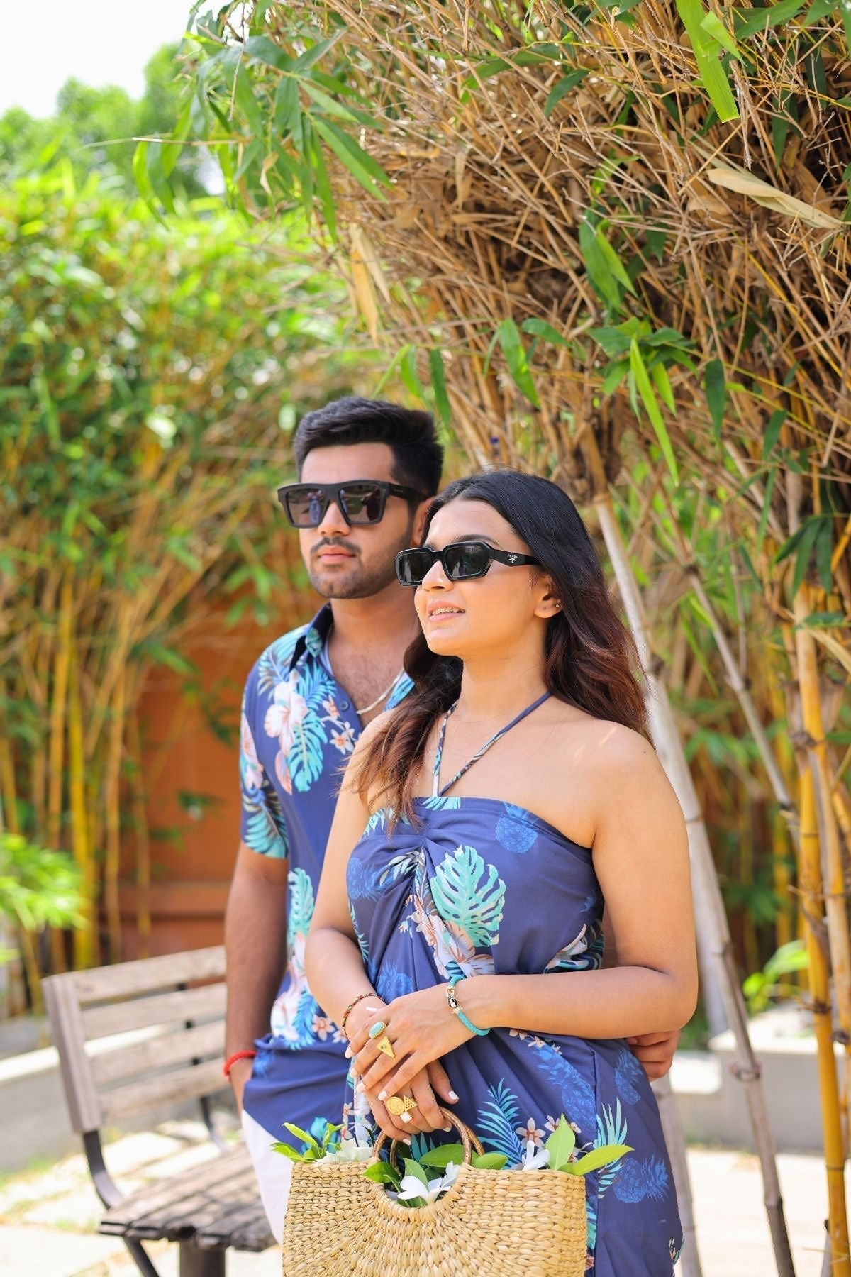 HAWAIIN HIBISCUS COUPLE SET