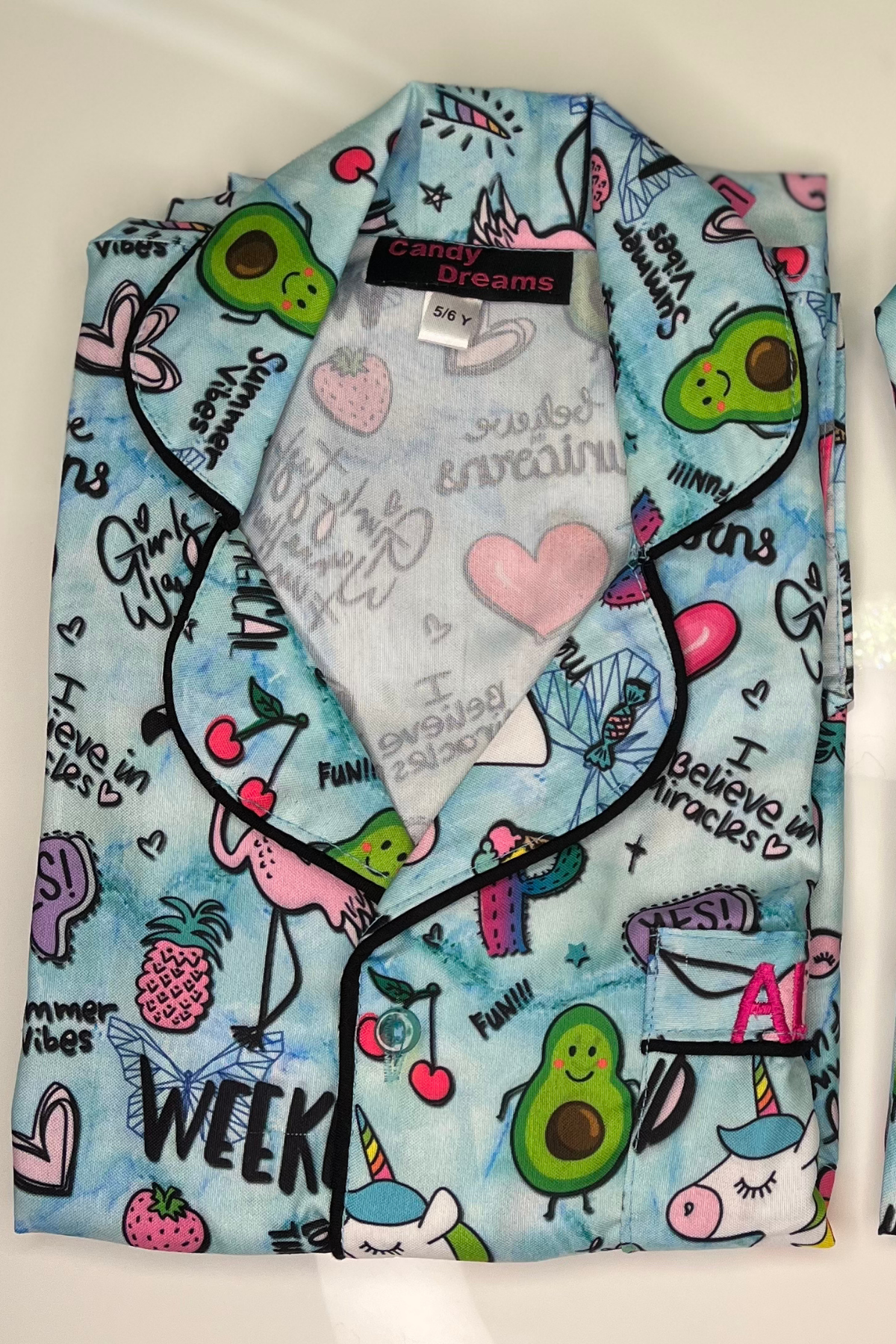 AVOCADO DREAMS KIDS NIGHTSUITS SET