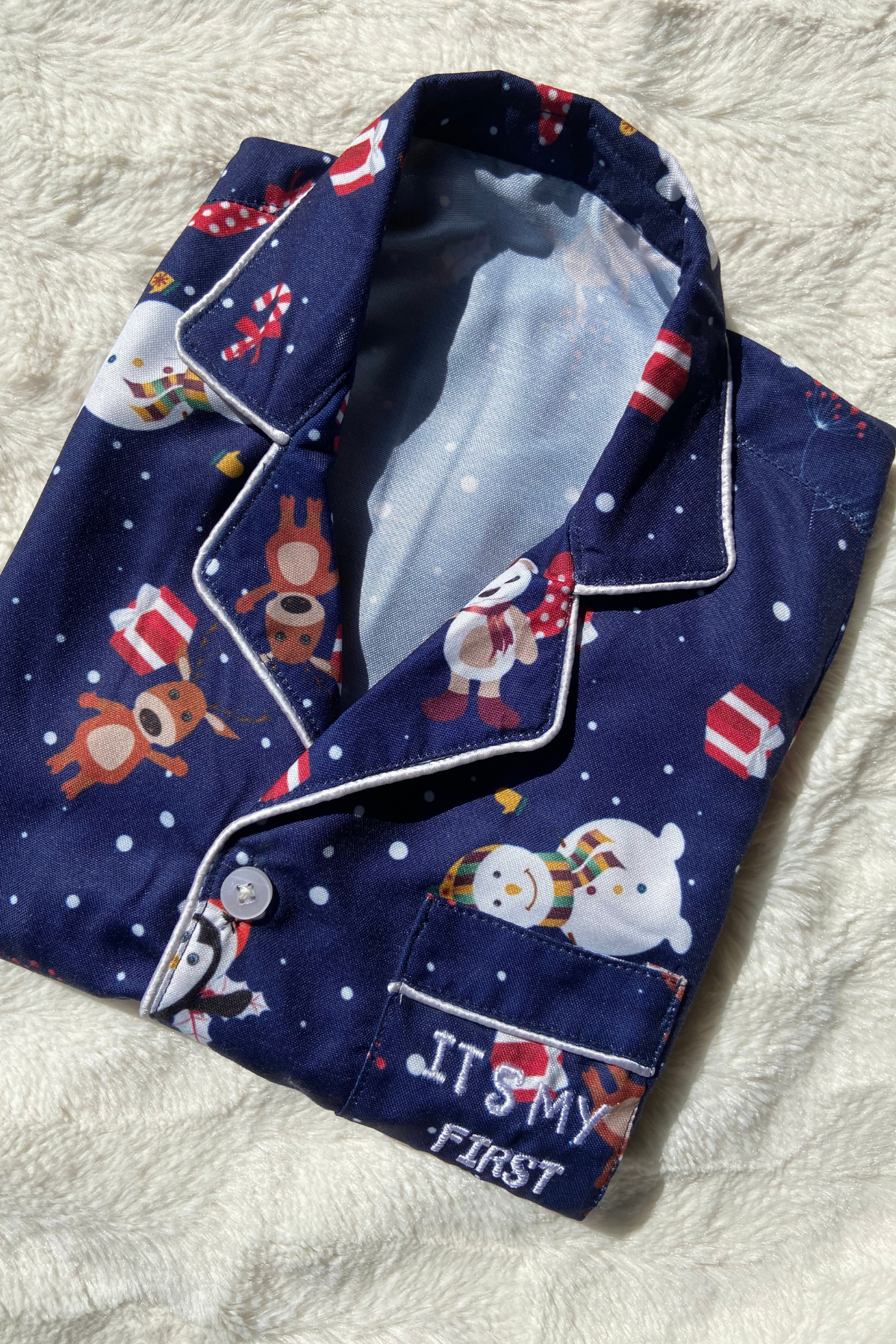 FROSTY FESTIVE FAMILY NIGHTSUITS SET