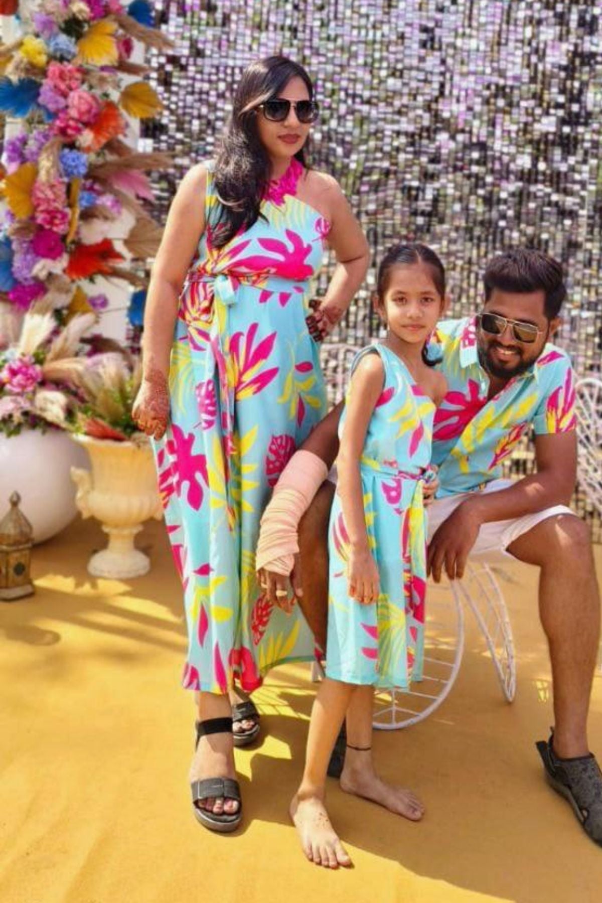 NEON PALM CINCO FAMILY SET