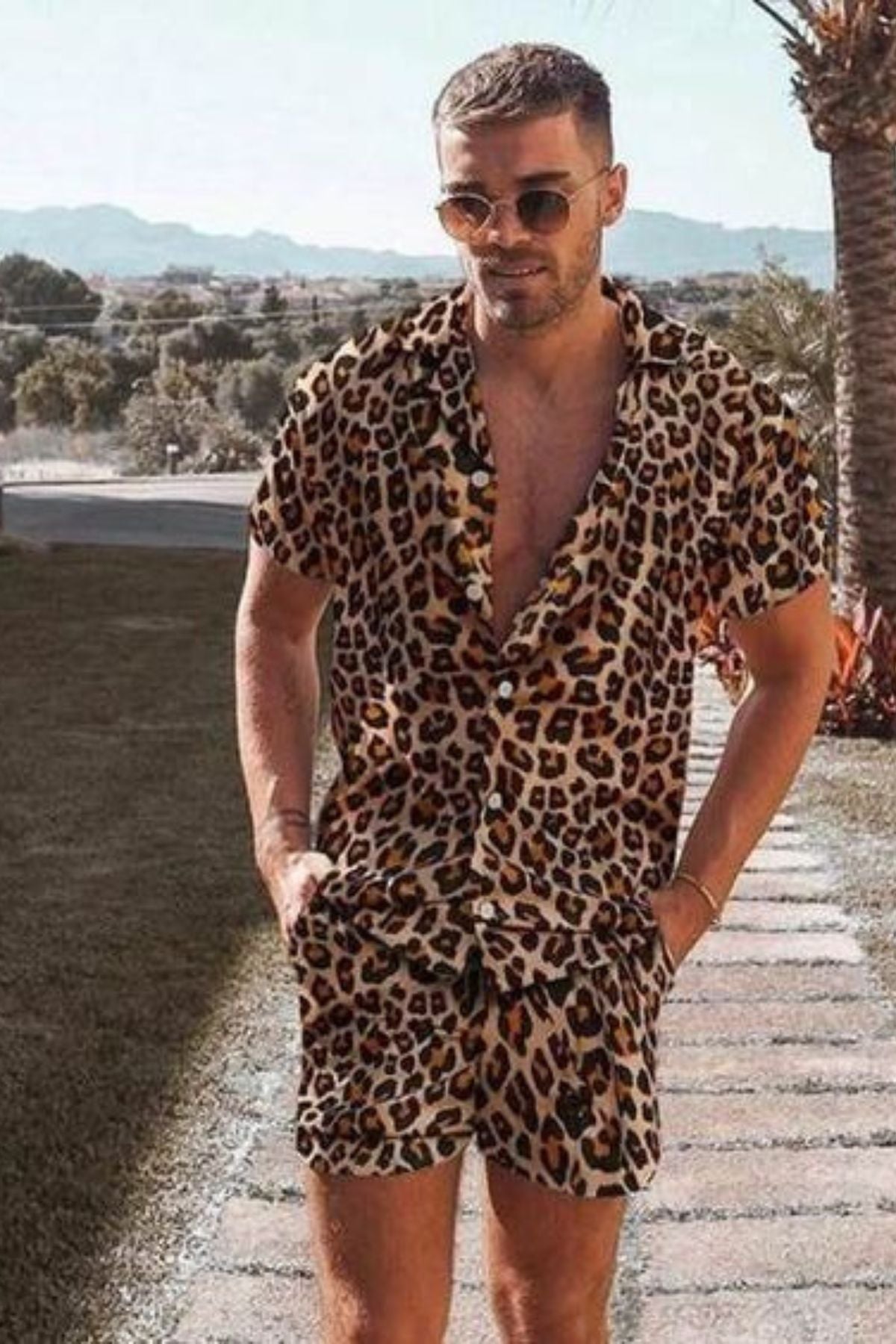 LEOPARD LUXE MEN COORDS SET