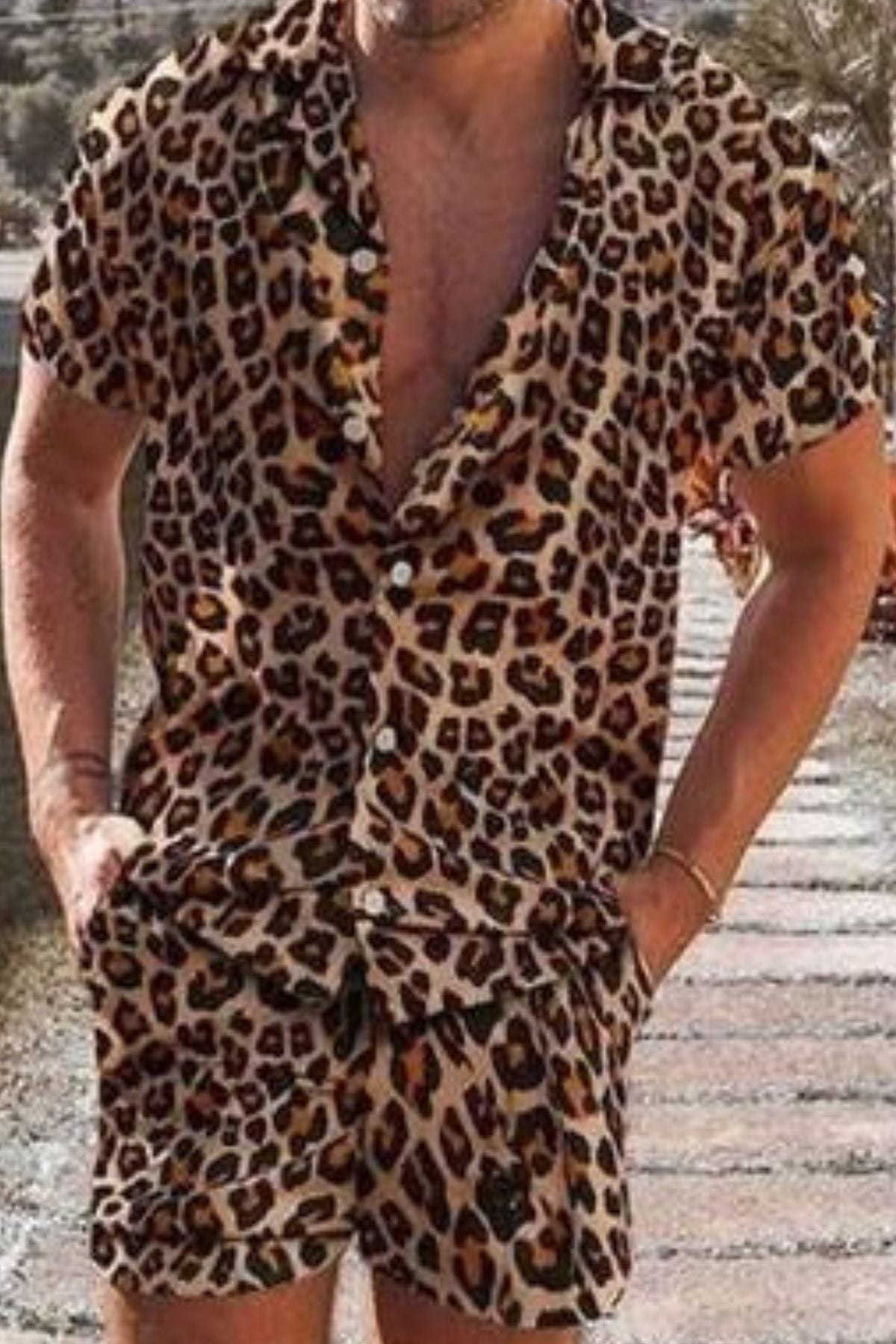 LEOPARD LUXE MEN COORDS SET