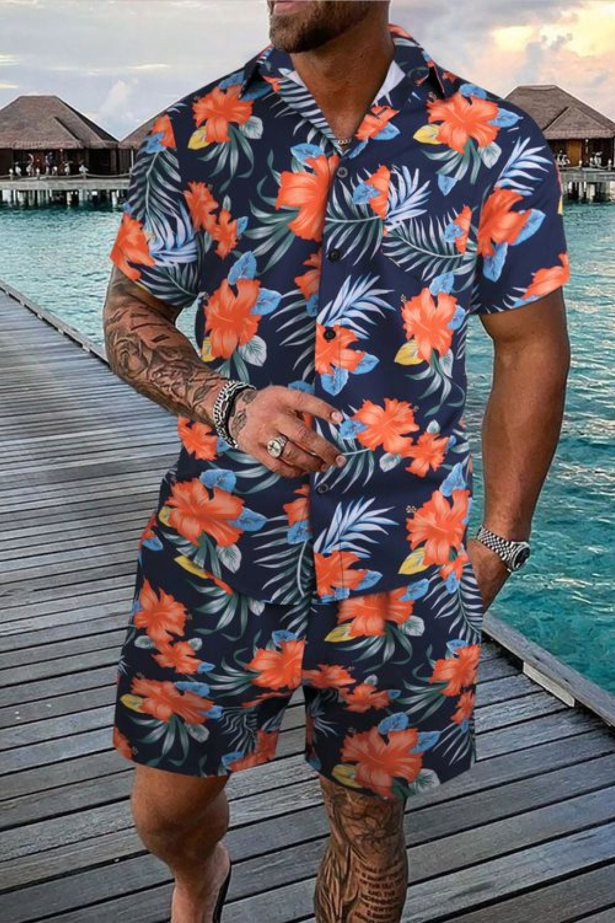 BOTANICAL BREEZE MEN CO-ORD SET