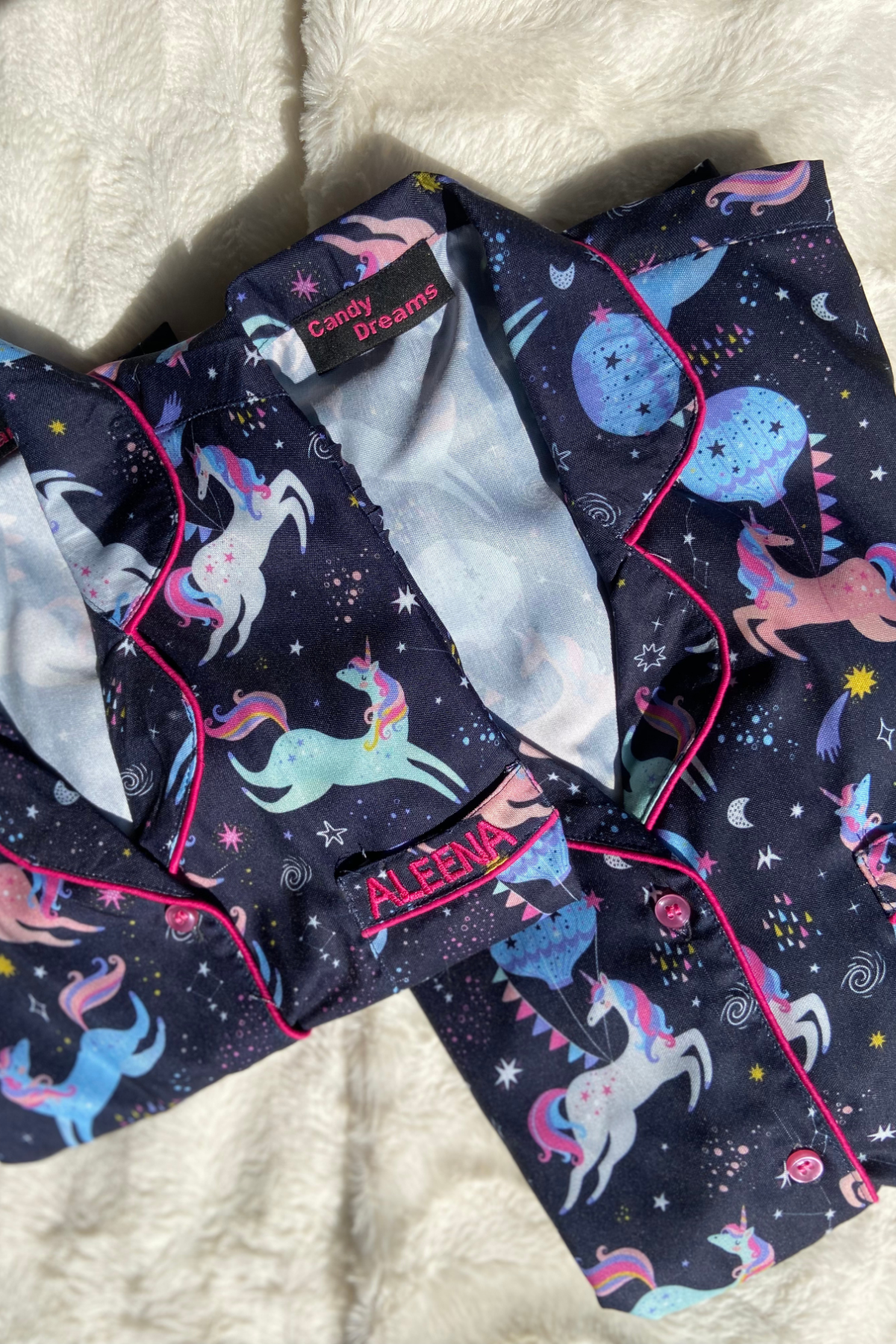 SPACE UNICORN  KIDS NIGHTSUITS SET