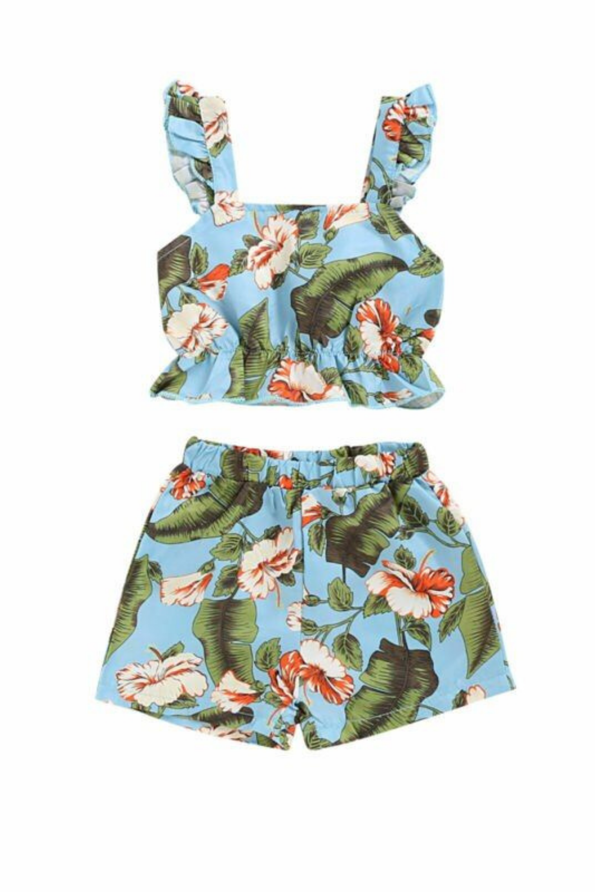 VINTAGE HIBISCUS CO-ORDS SET