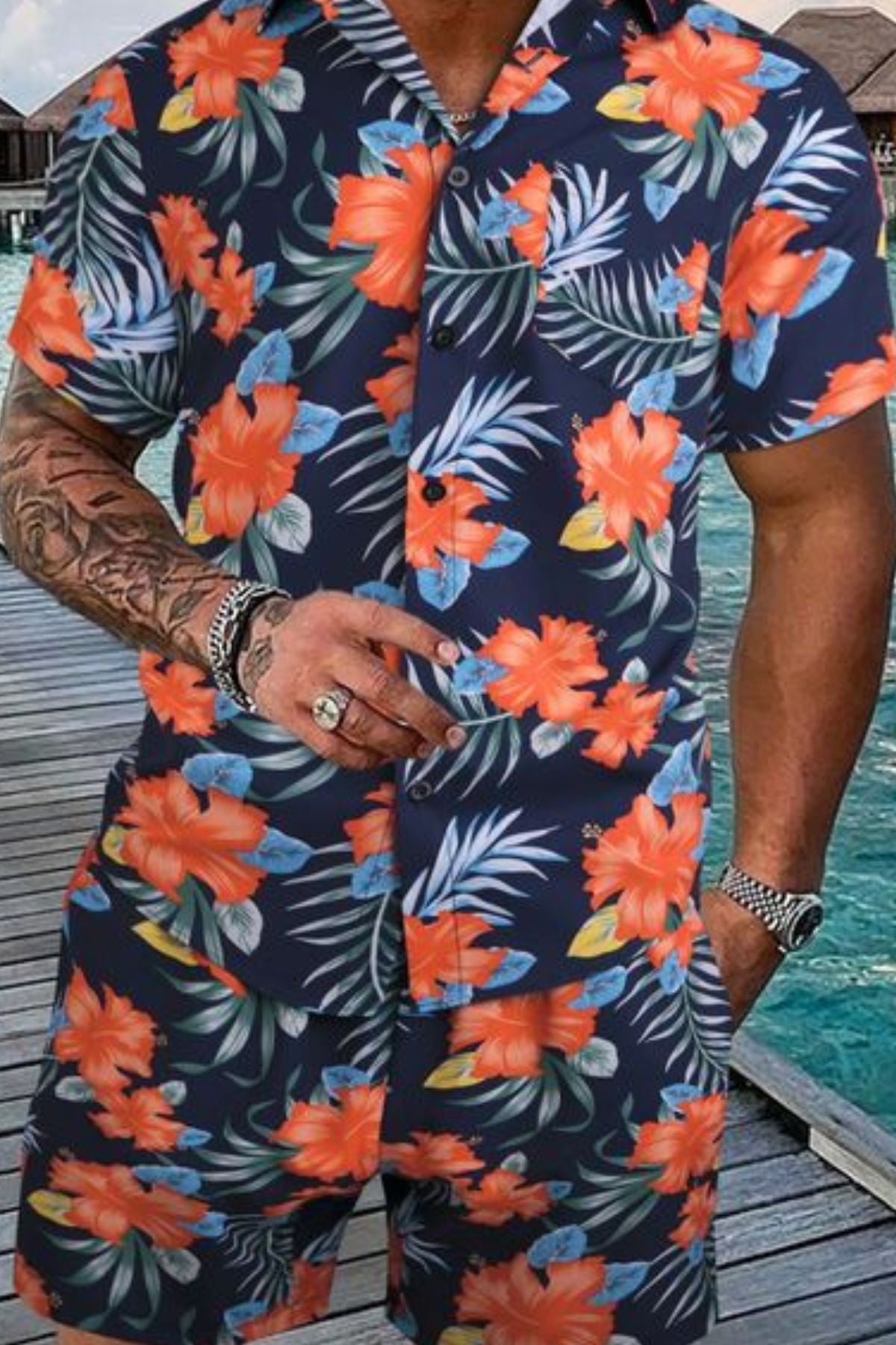 BOTANICAL BREEZE MEN CO-ORD SET