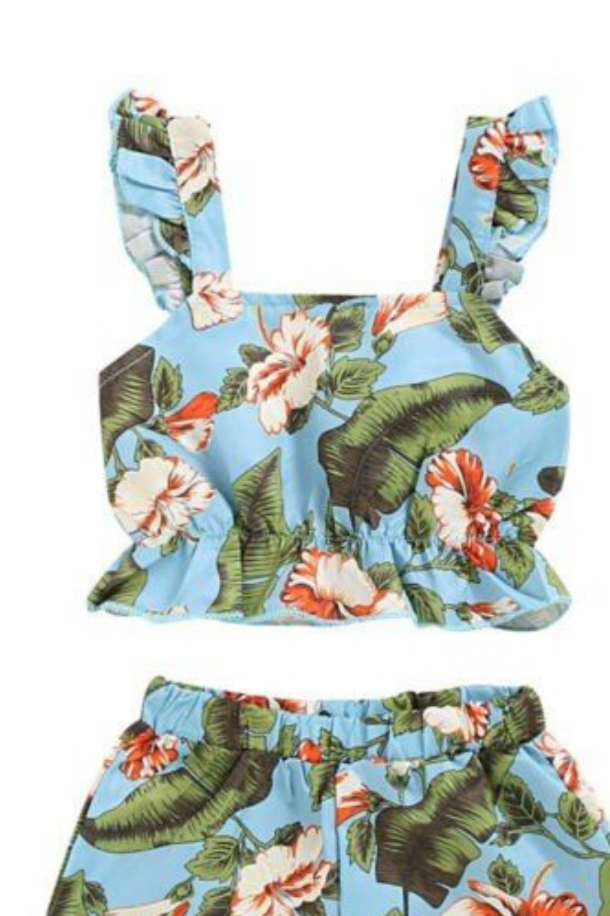 VINTAGE HIBISCUS CO-ORDS SET