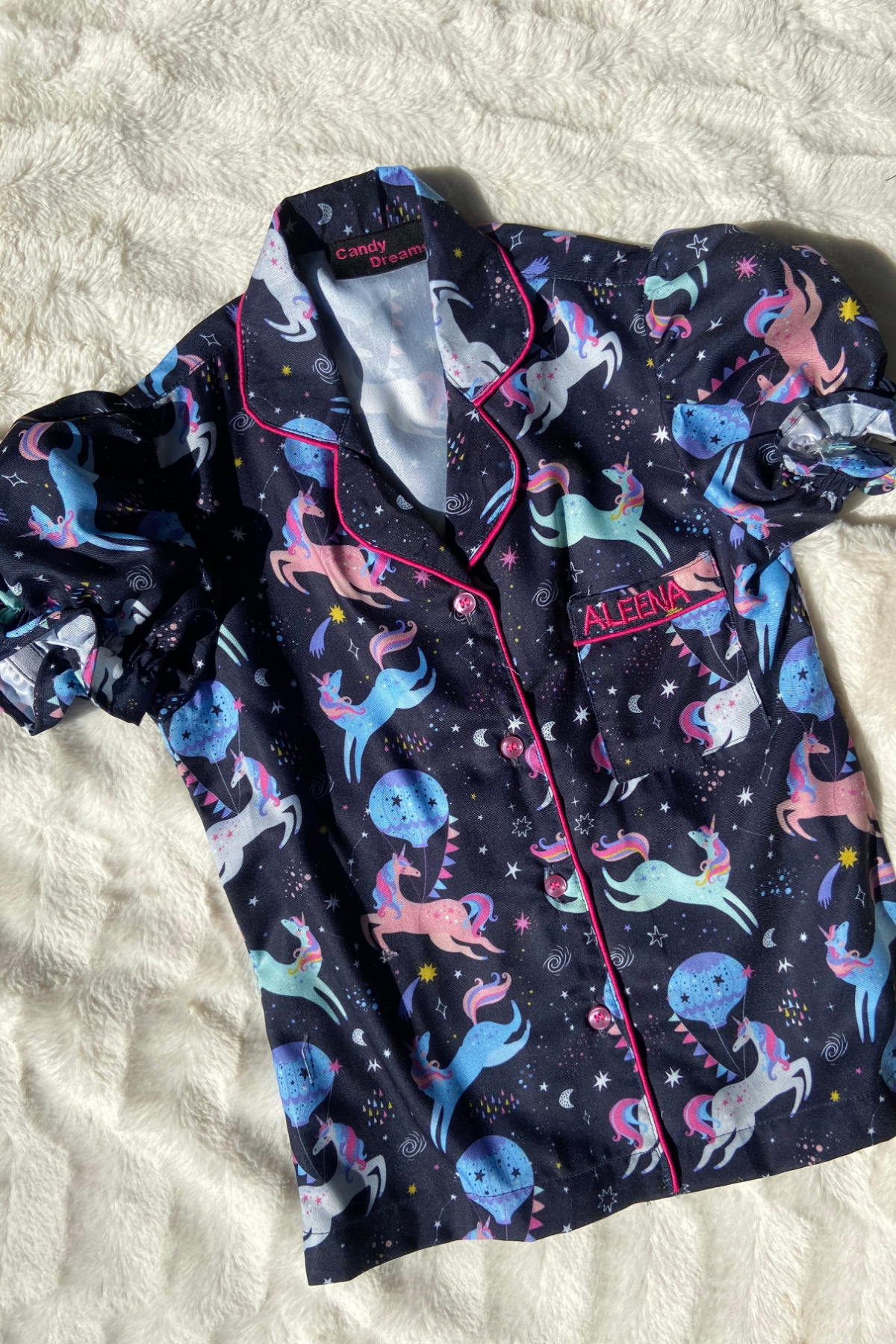 SPACE UNICORN  KIDS NIGHTSUITS SET