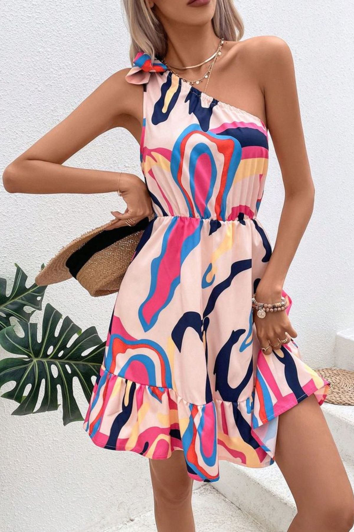 SPECTRUM SWIRL DRESS