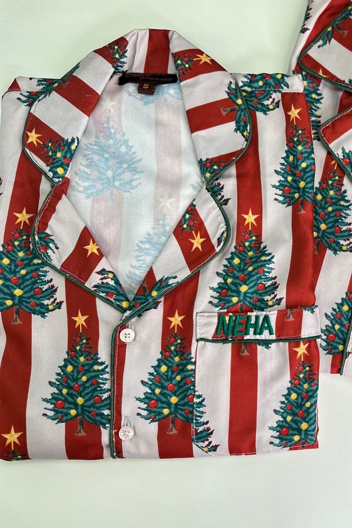 FRASER FIR TREE BOY  NIGHTSUIT SET