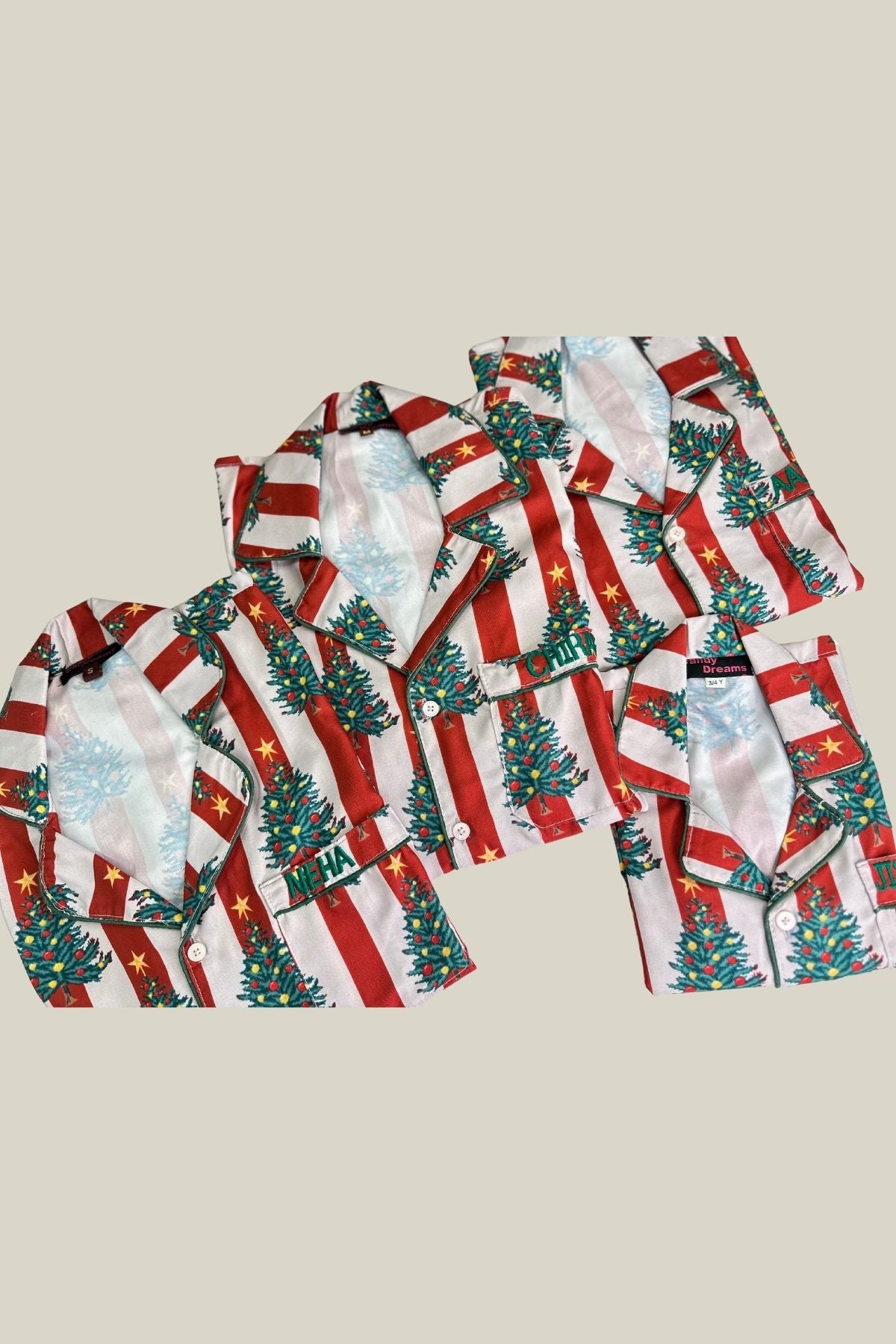 FRASER FIR TREE BOY  NIGHTSUIT SET