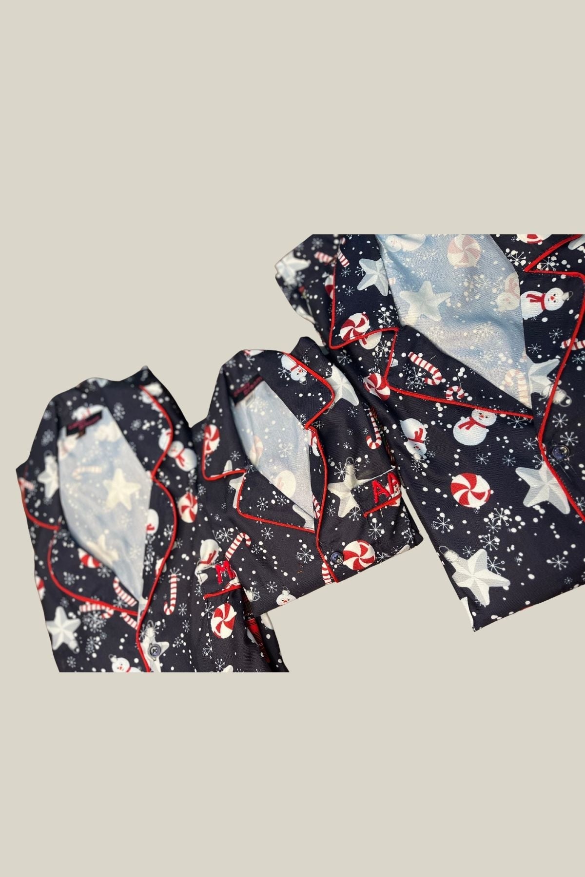 CANDY CANE FAMILY NIGHTSUIT SET