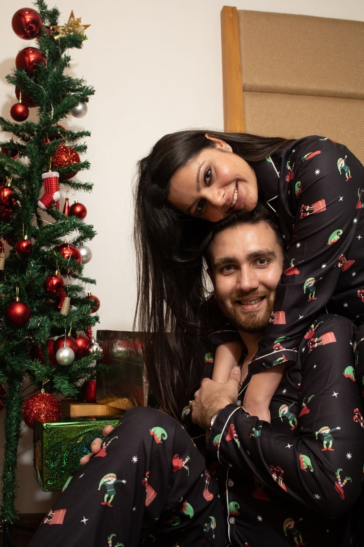 HOLLY JOLLY  FAMILY NIGHTSUITS SET