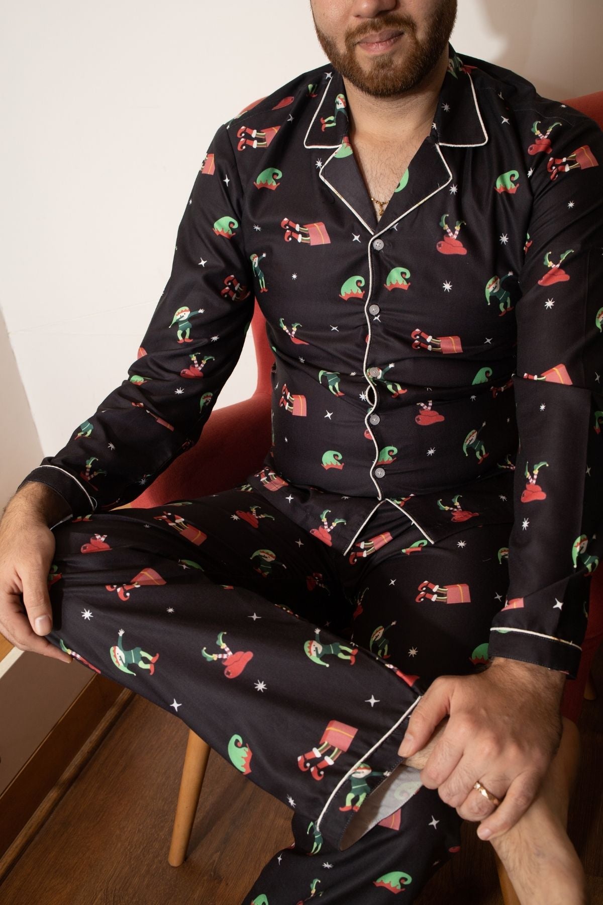 HOLLY JOLLY  GIRL NIGHTSUITS SET