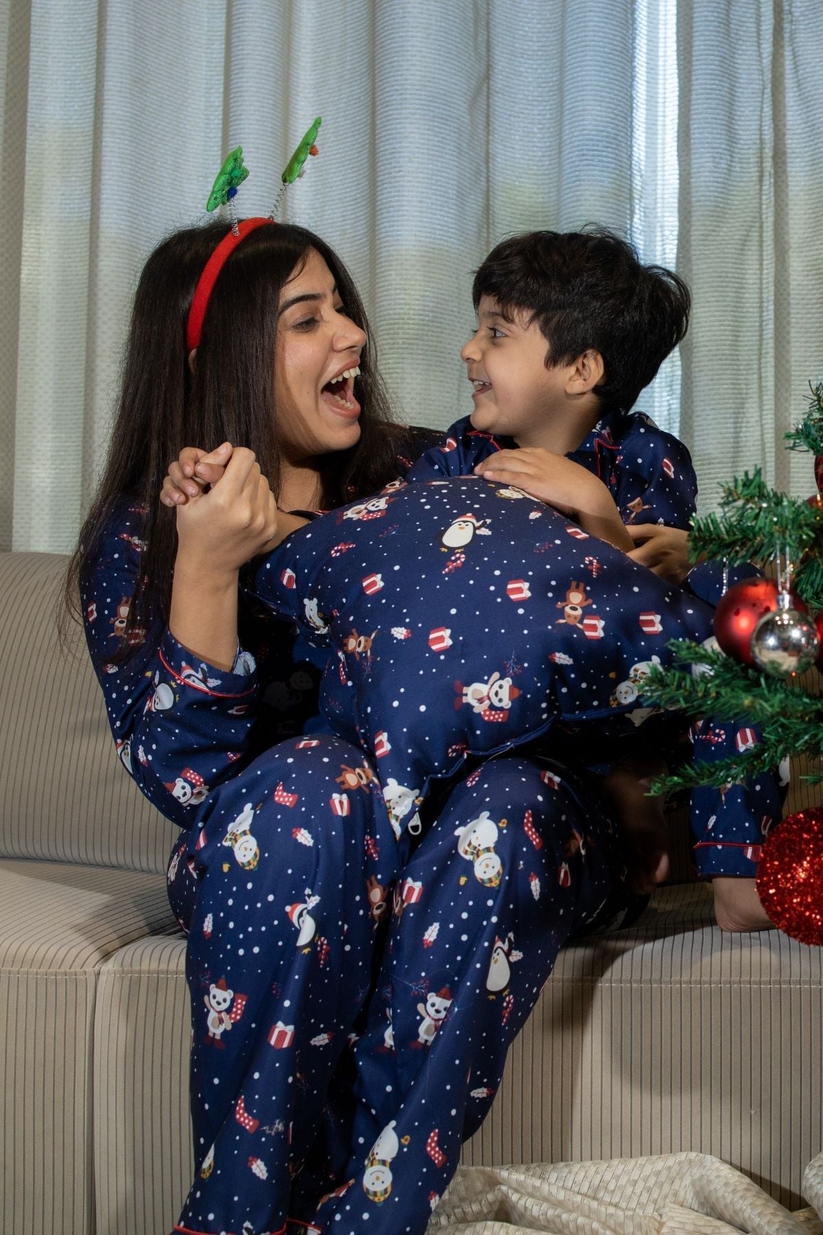 ICY BLISS FAMILY NIGHTSUITS SET