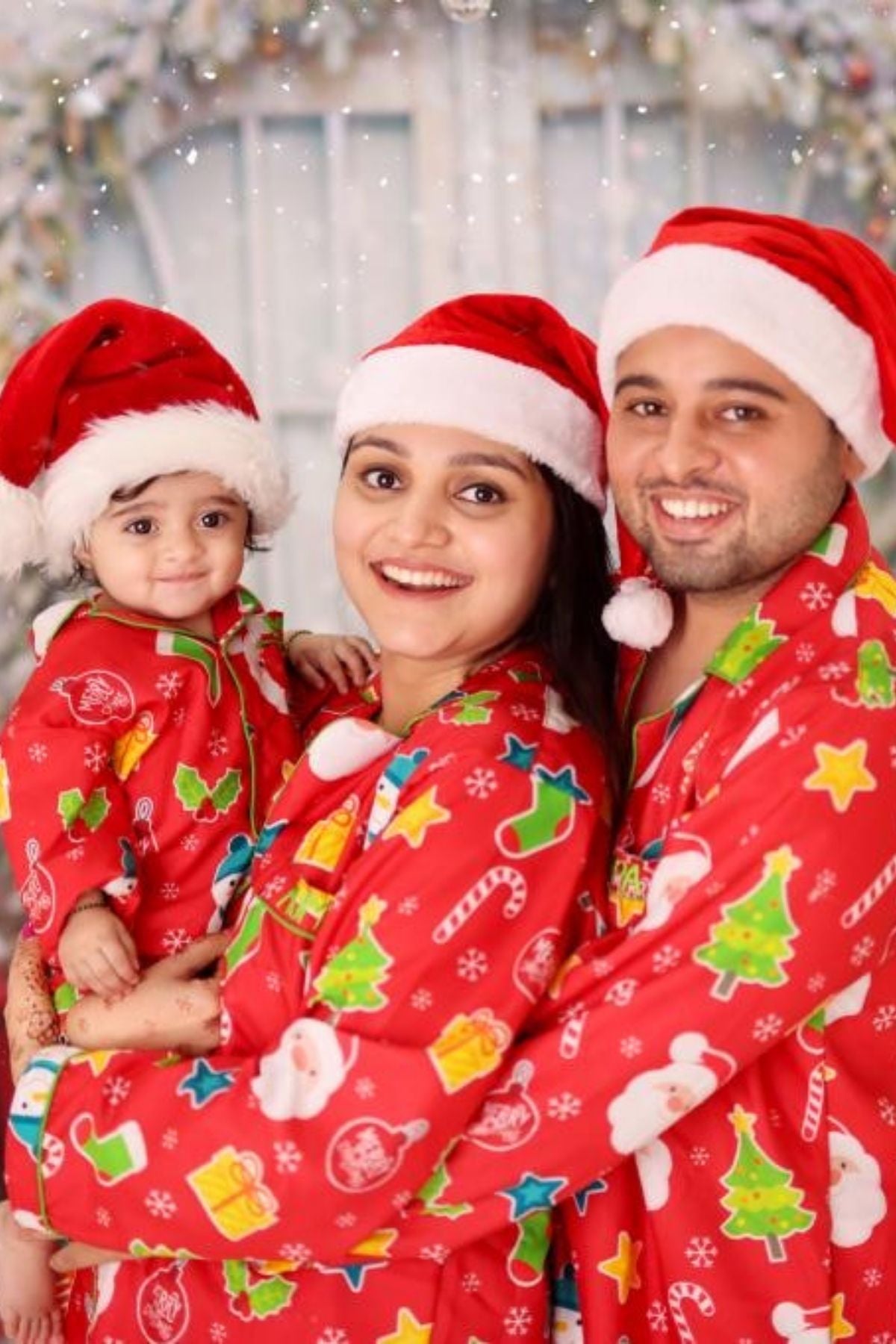 SNOWY SNUGGLES GIRL NIGHTSUITS SET