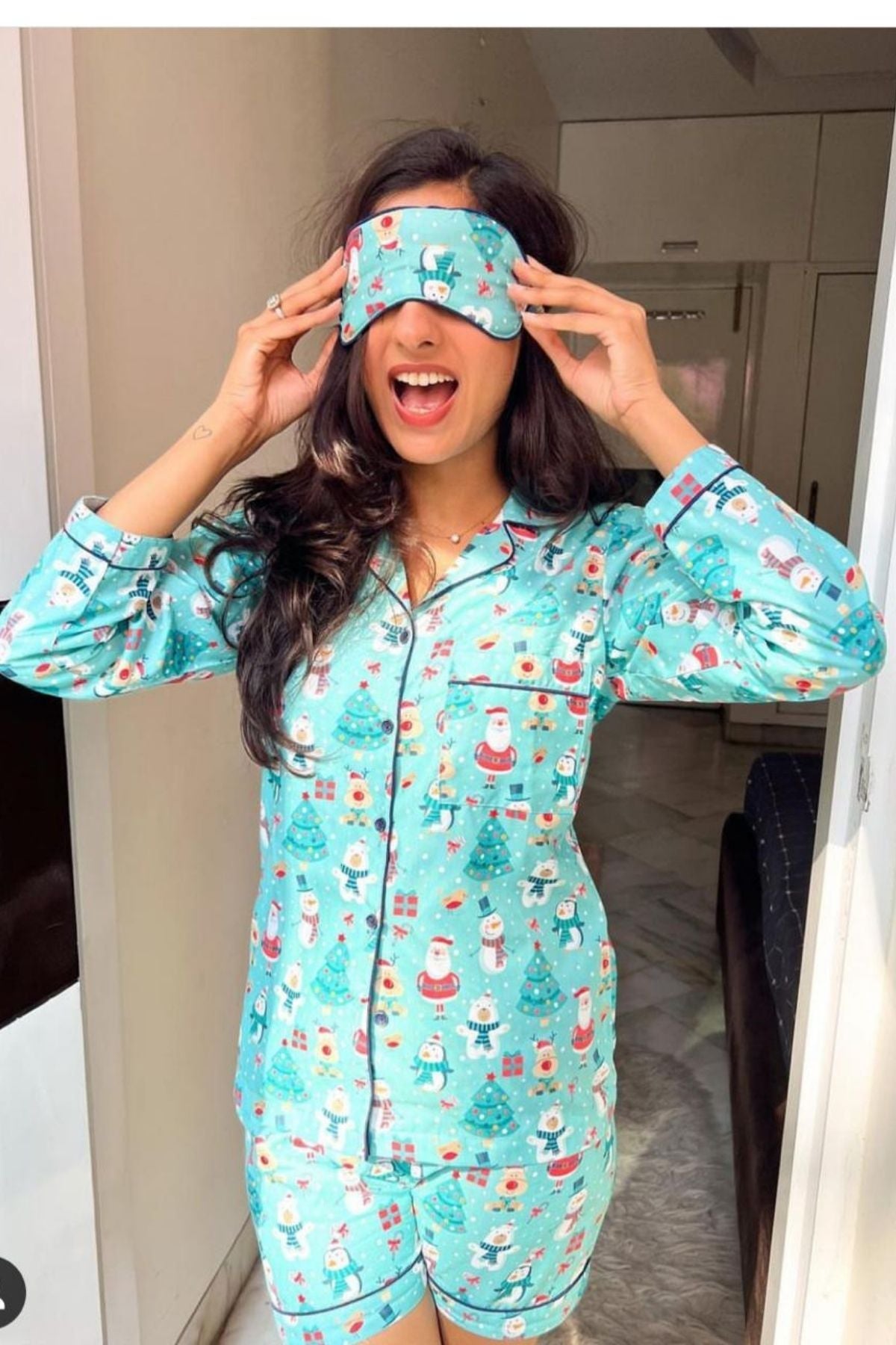 FROSTY FUN FAMILY NIGHTSUITS SET