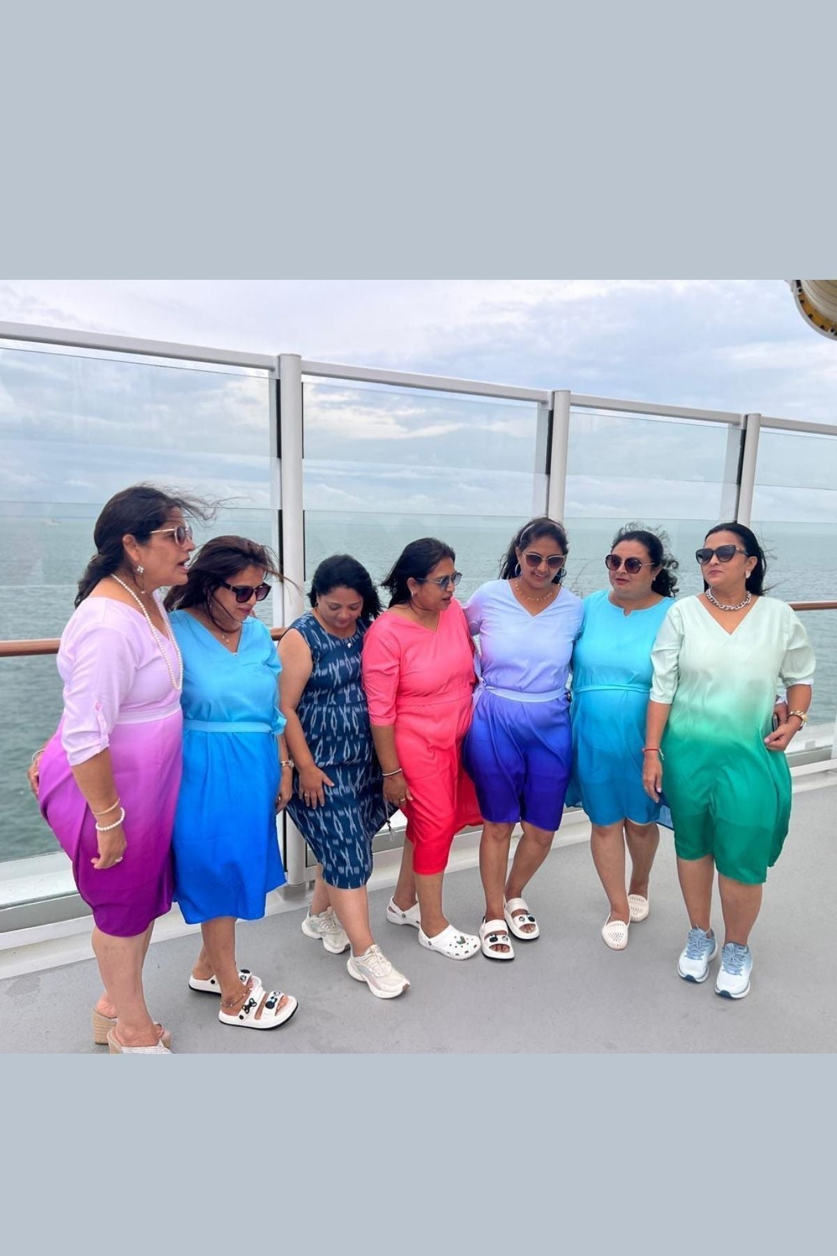 PEACOCK FADE FAMILY SET