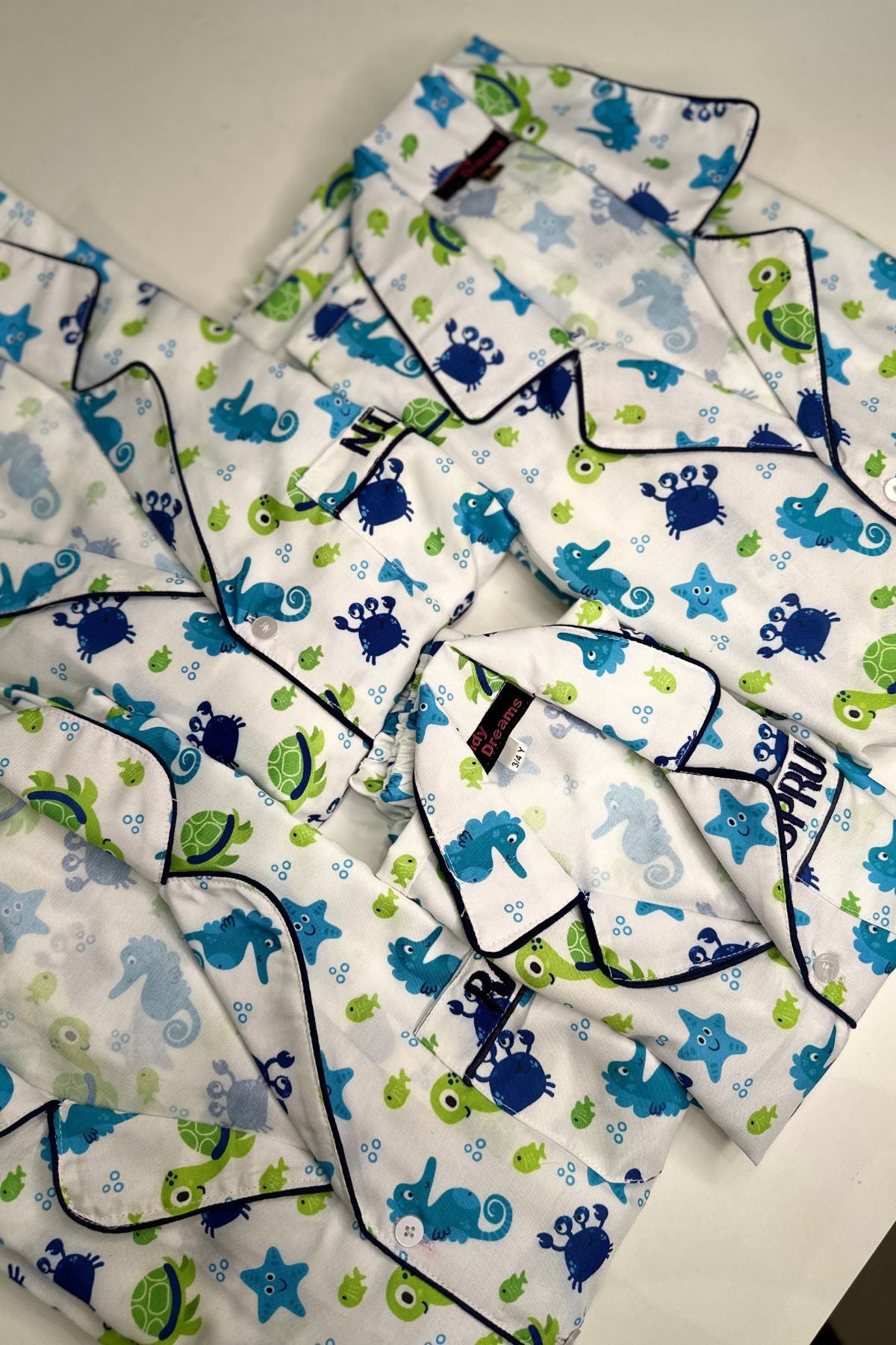 CRABTASTIC BOY NIGHTSUITS SET